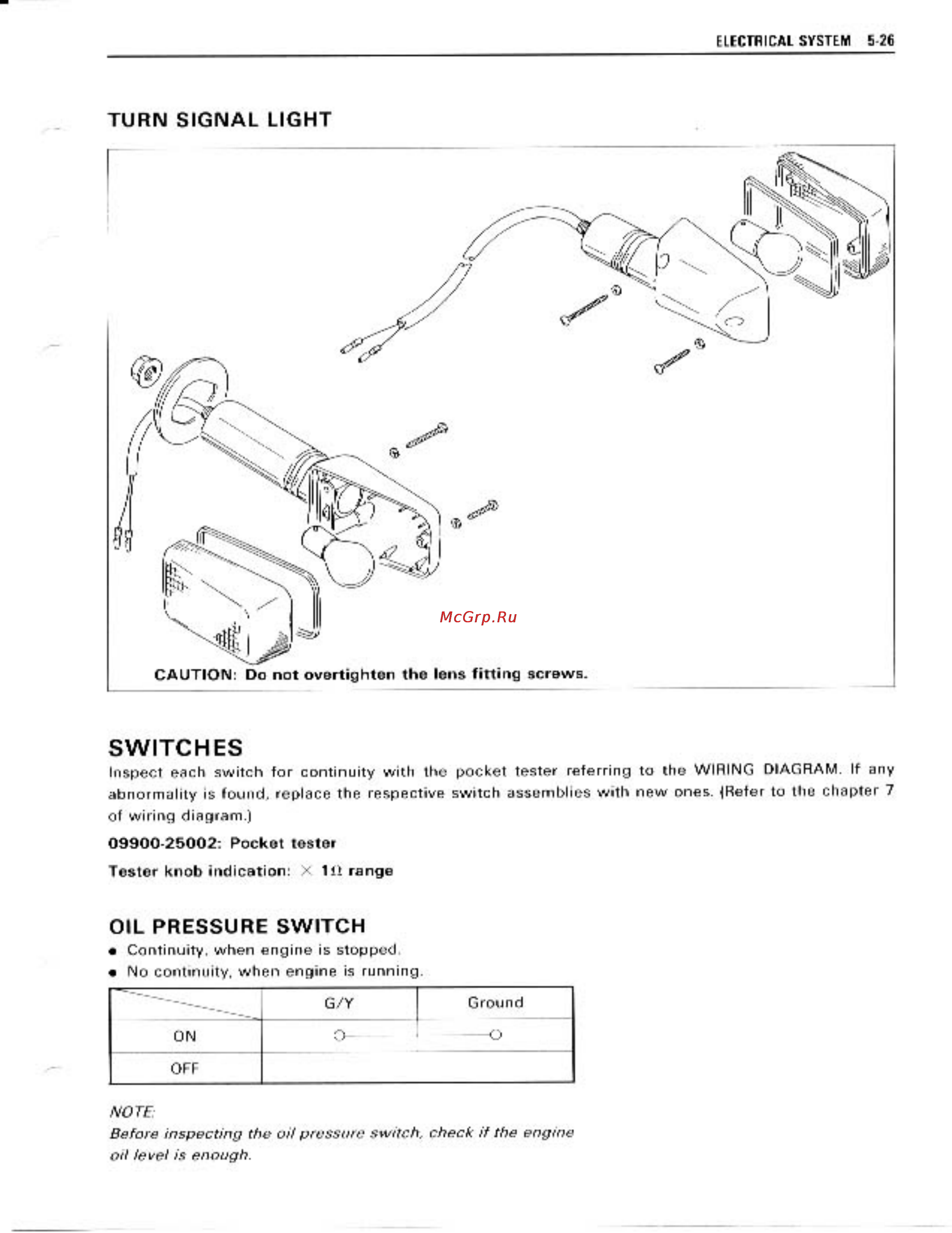 Suzuki GSX-R1100 (1989-1992) [153/358] Switches