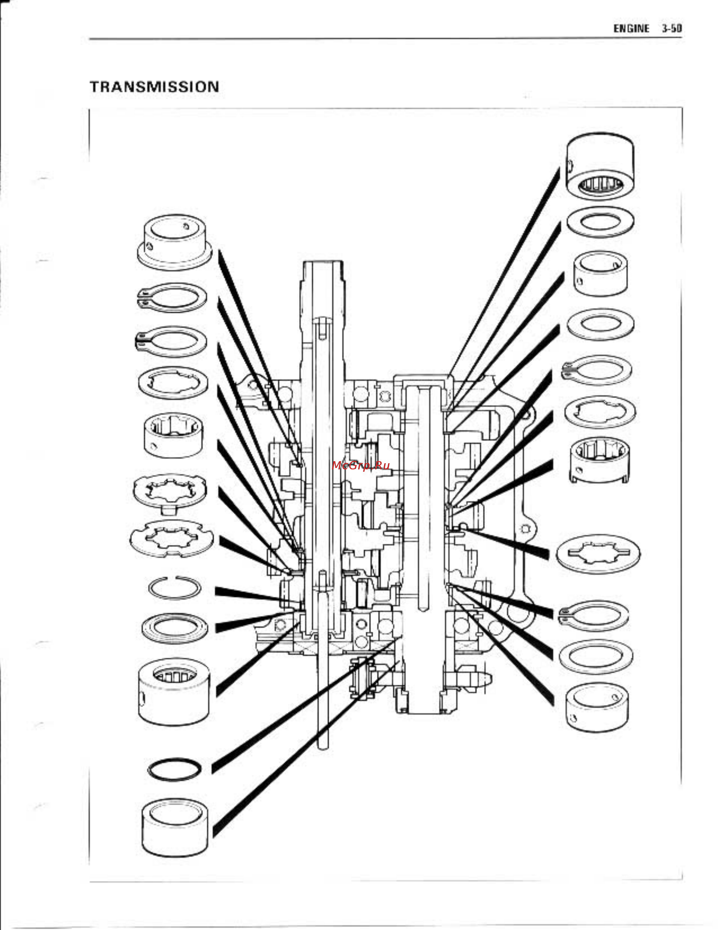 Suzuki GSX-R1100 (1989-1992) [83/358] Transmission