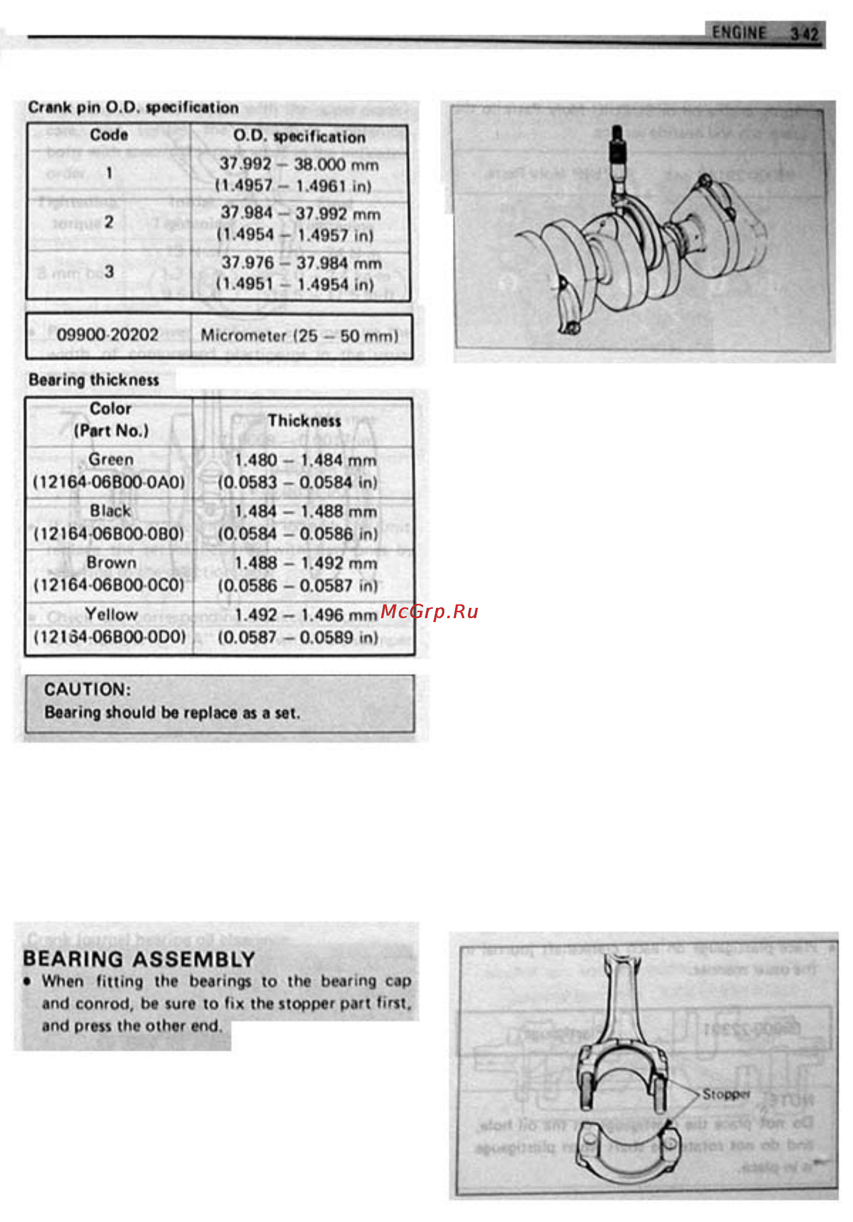 Suzuki GSX-R1100 (1986-1988) [77/295] Bearing assembly