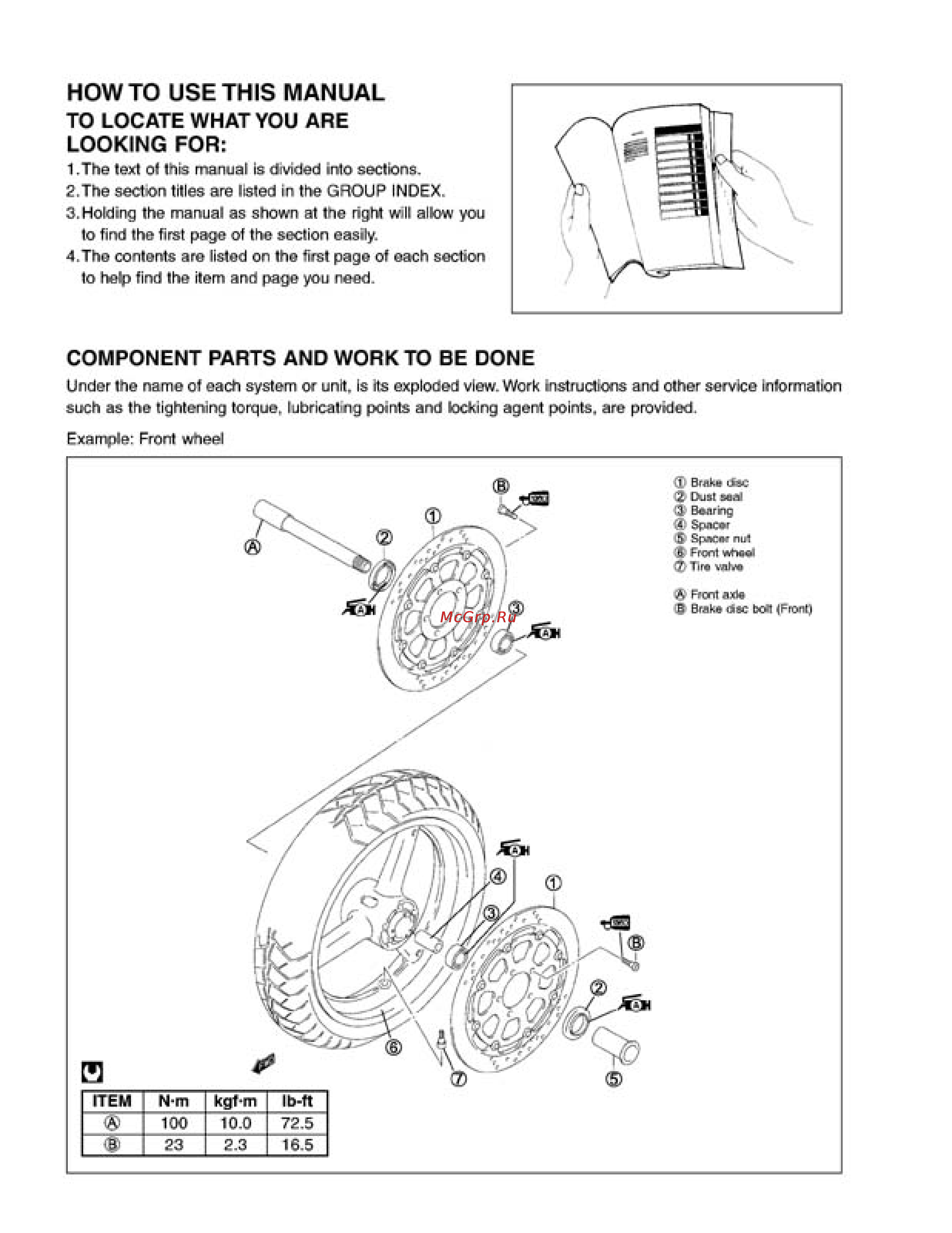 Suzuki GSX1400 (2002) [2/354] Howto use this manual