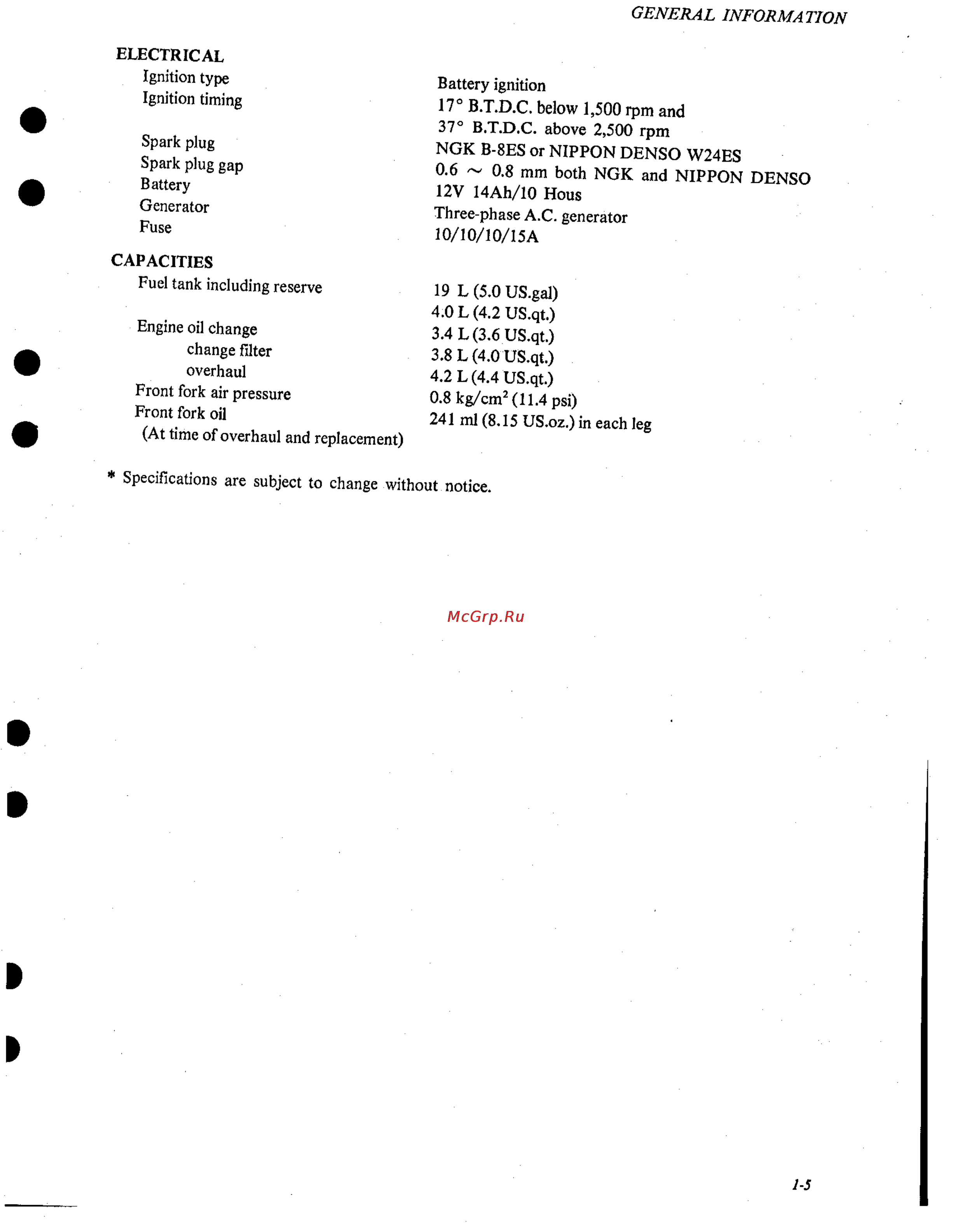 Suzuki GS1000 (1980) [12/477] General information