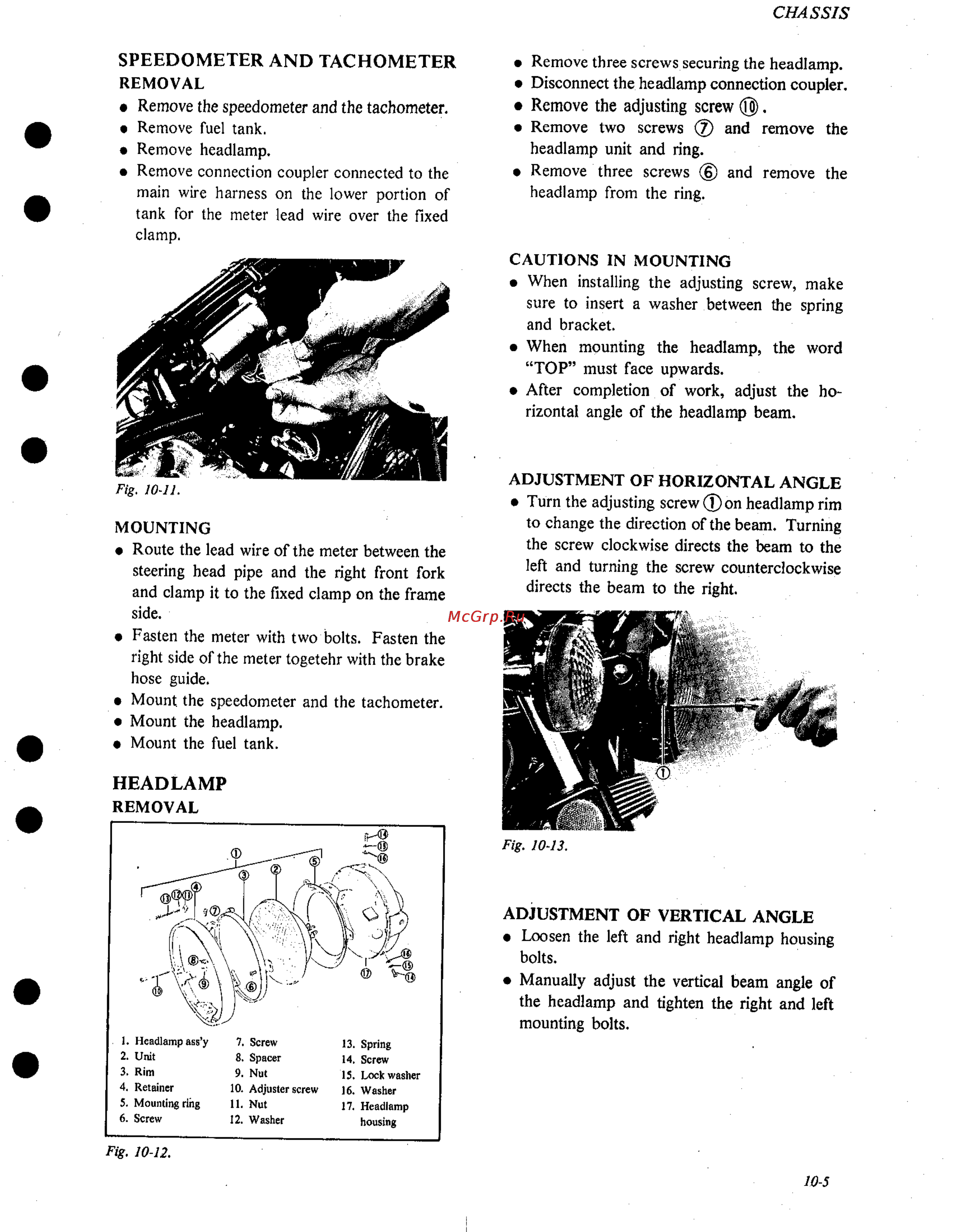 Suzuki GS1000 (1980) [122/477] Headlamp