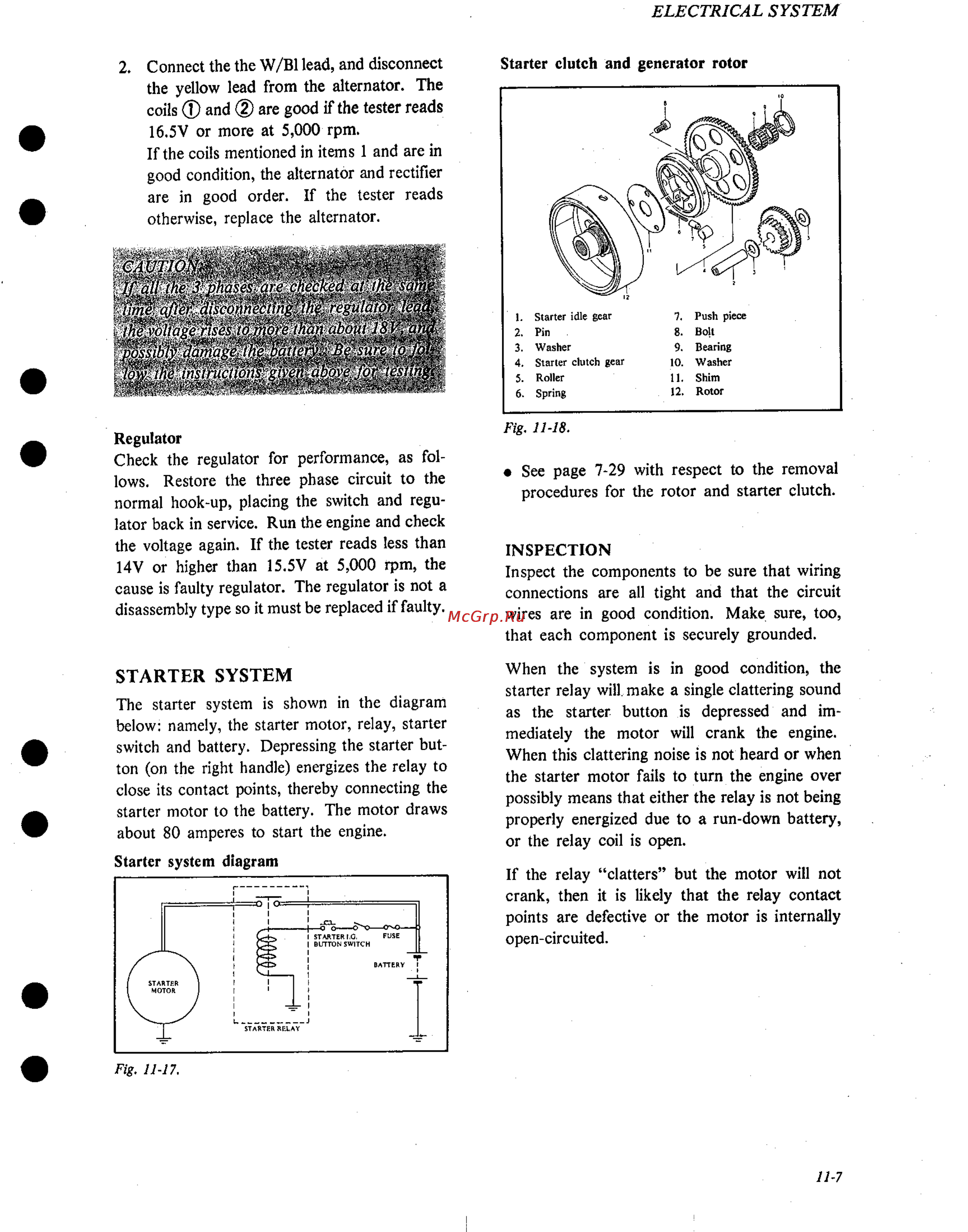 Suzuki GS1000 (1980) [172/477] Starter system