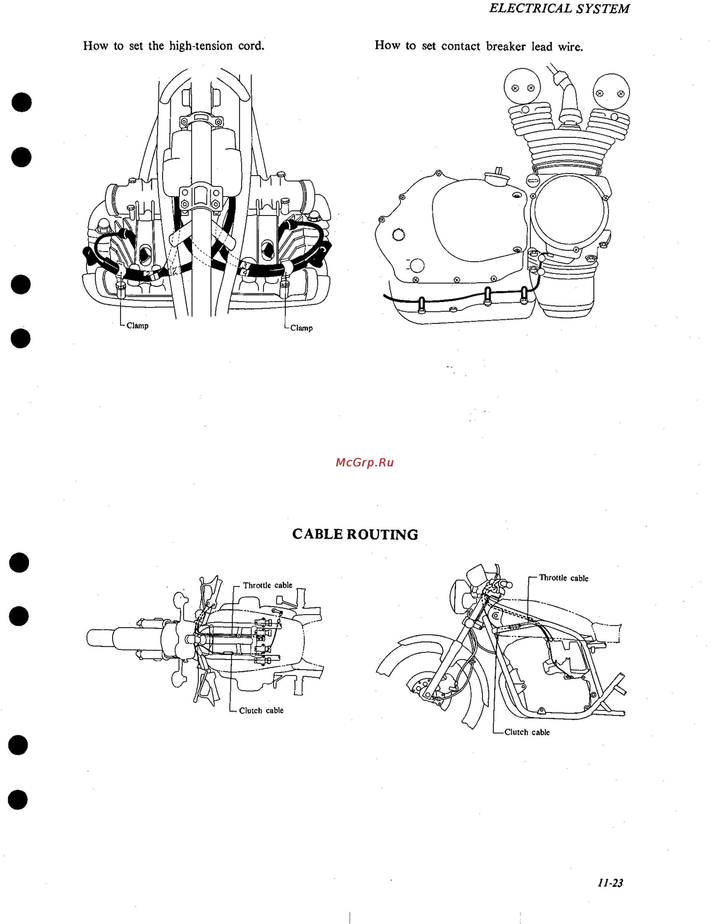 Suzuki GS1000 (1980) [188/477] Cable routing