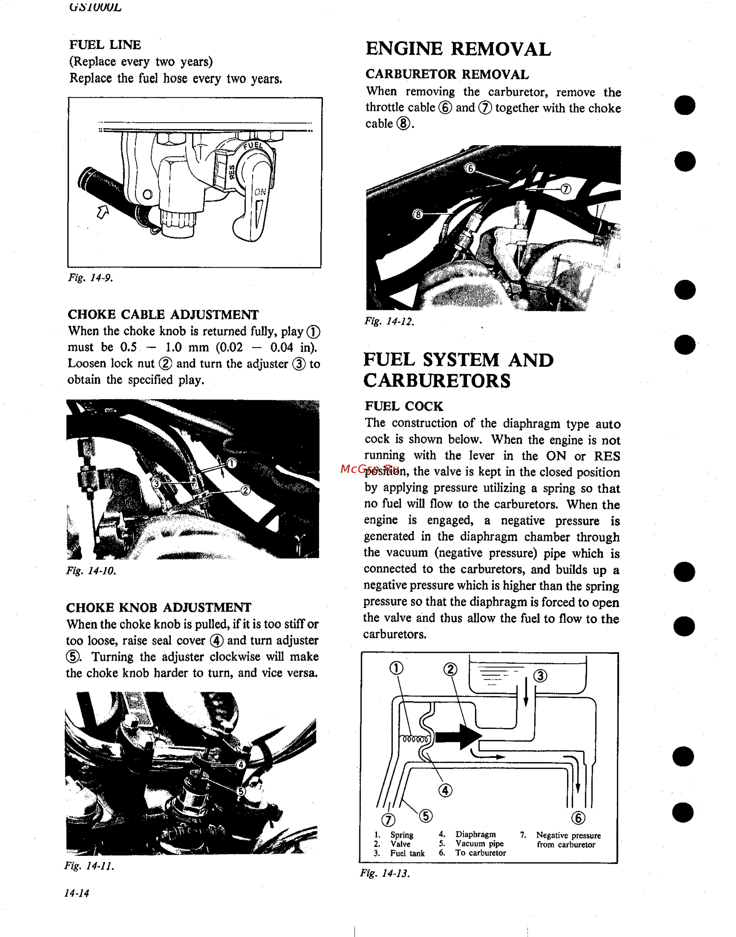 Suzuki GS1000 (1980) [244/477] Engine removal