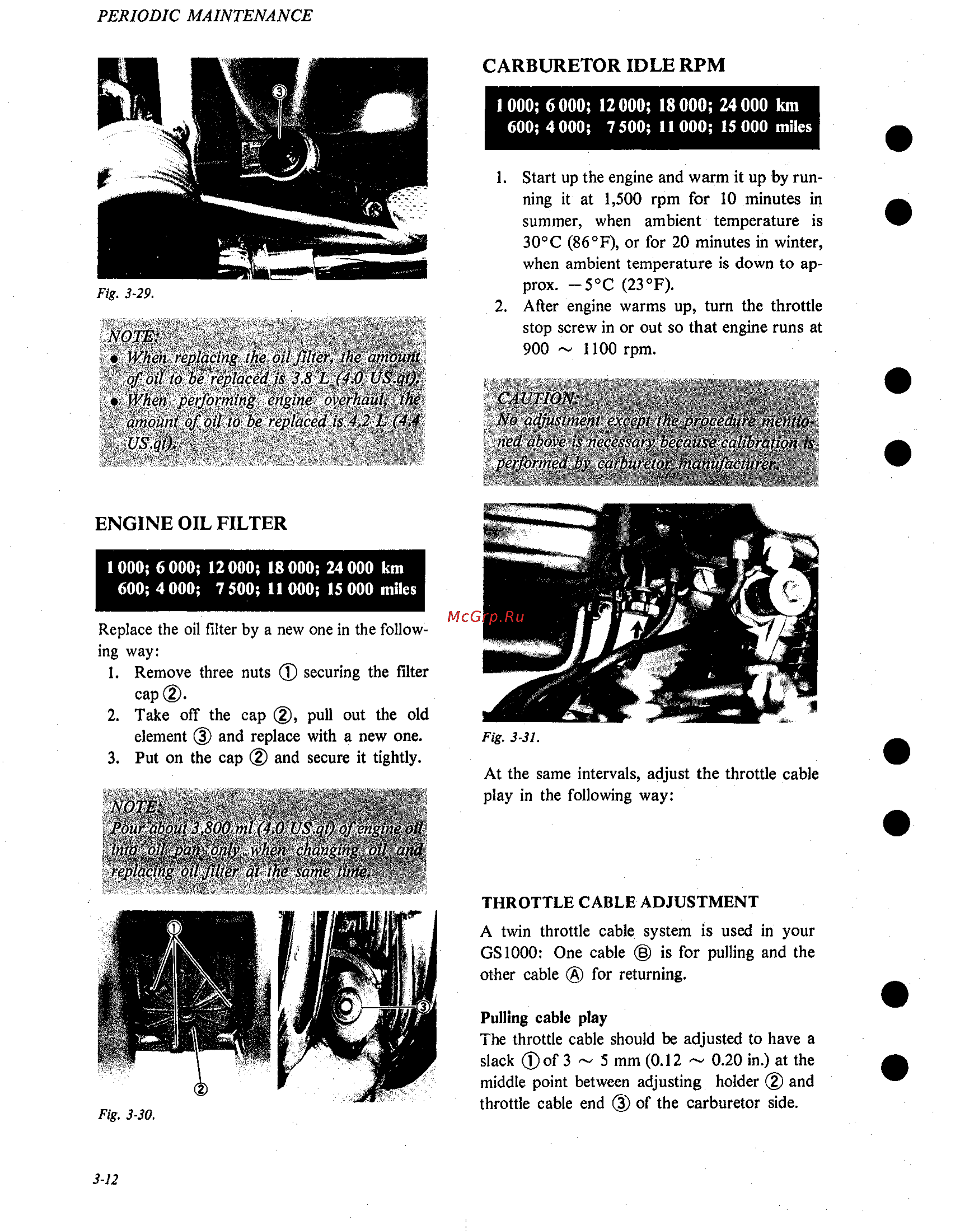 Suzuki GS1000 (1980) [35/477] Carburetor idle rpm