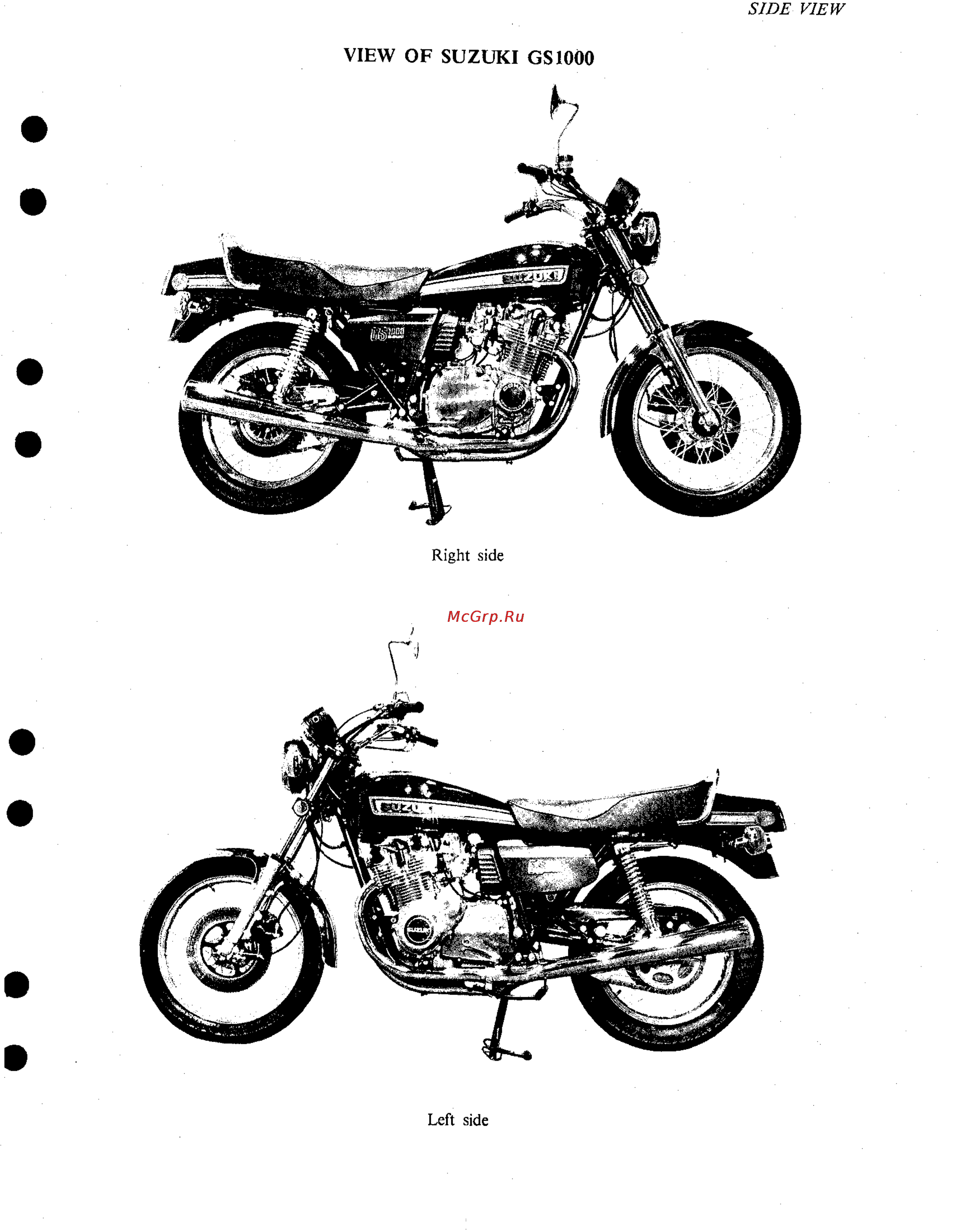 Suzuki GS1000 (1980) Инструкция по эксплуатации онлайн [4/477] 114749