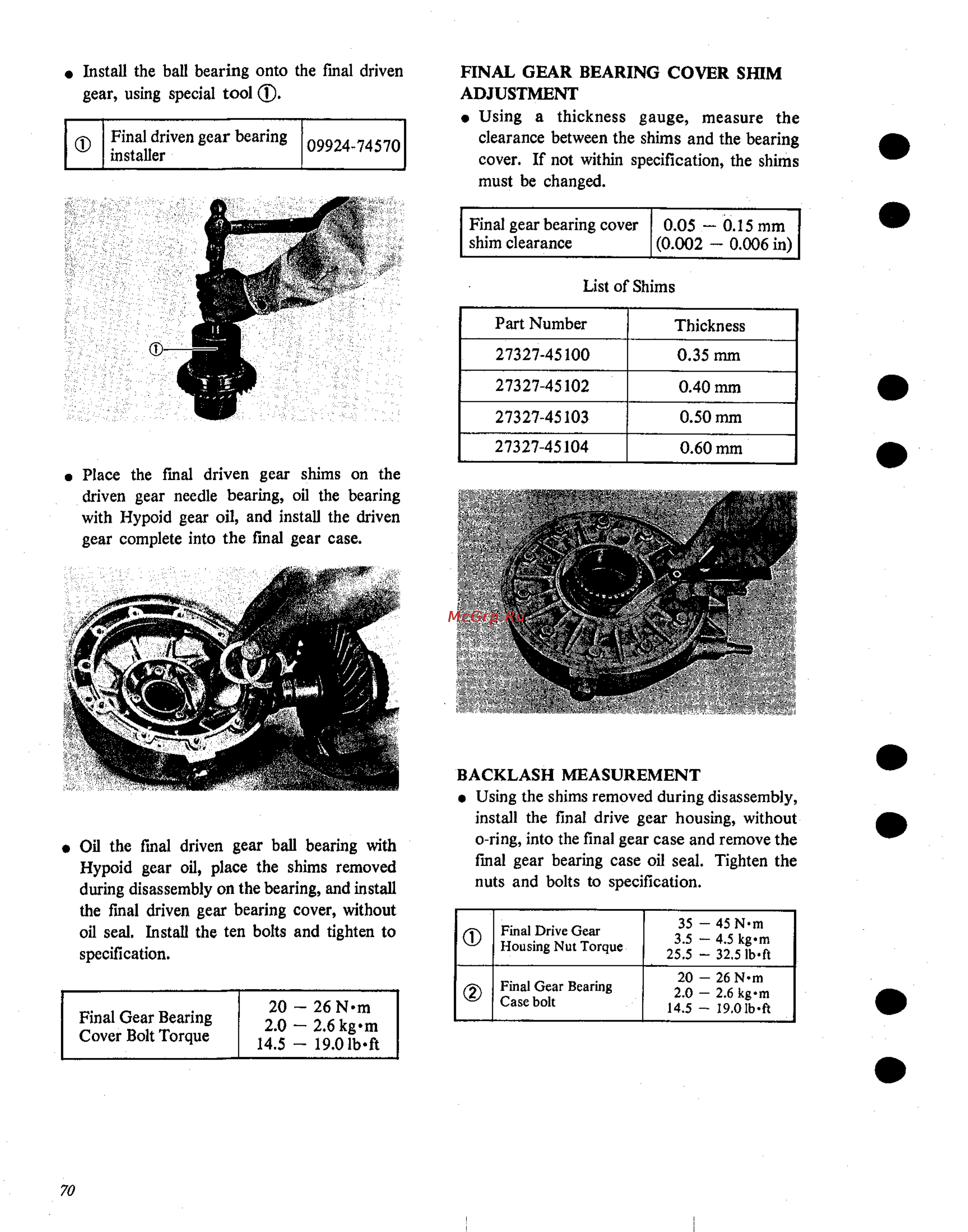 Suzuki GS1000 (1980) Инструкция по эксплуатации онлайн [416/477] 114749
