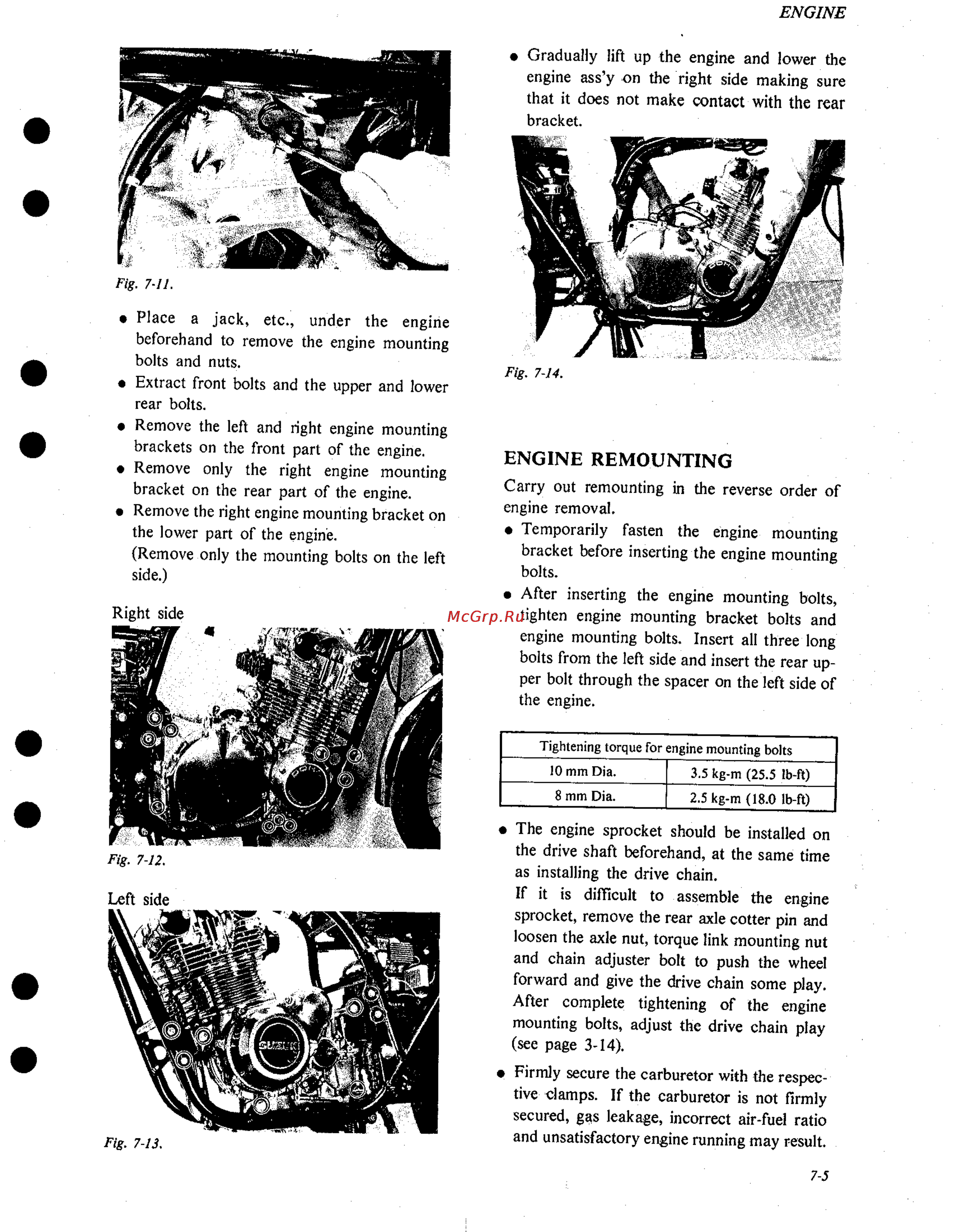 Suzuki GS1000 (1980) [60/477] Engine remounting