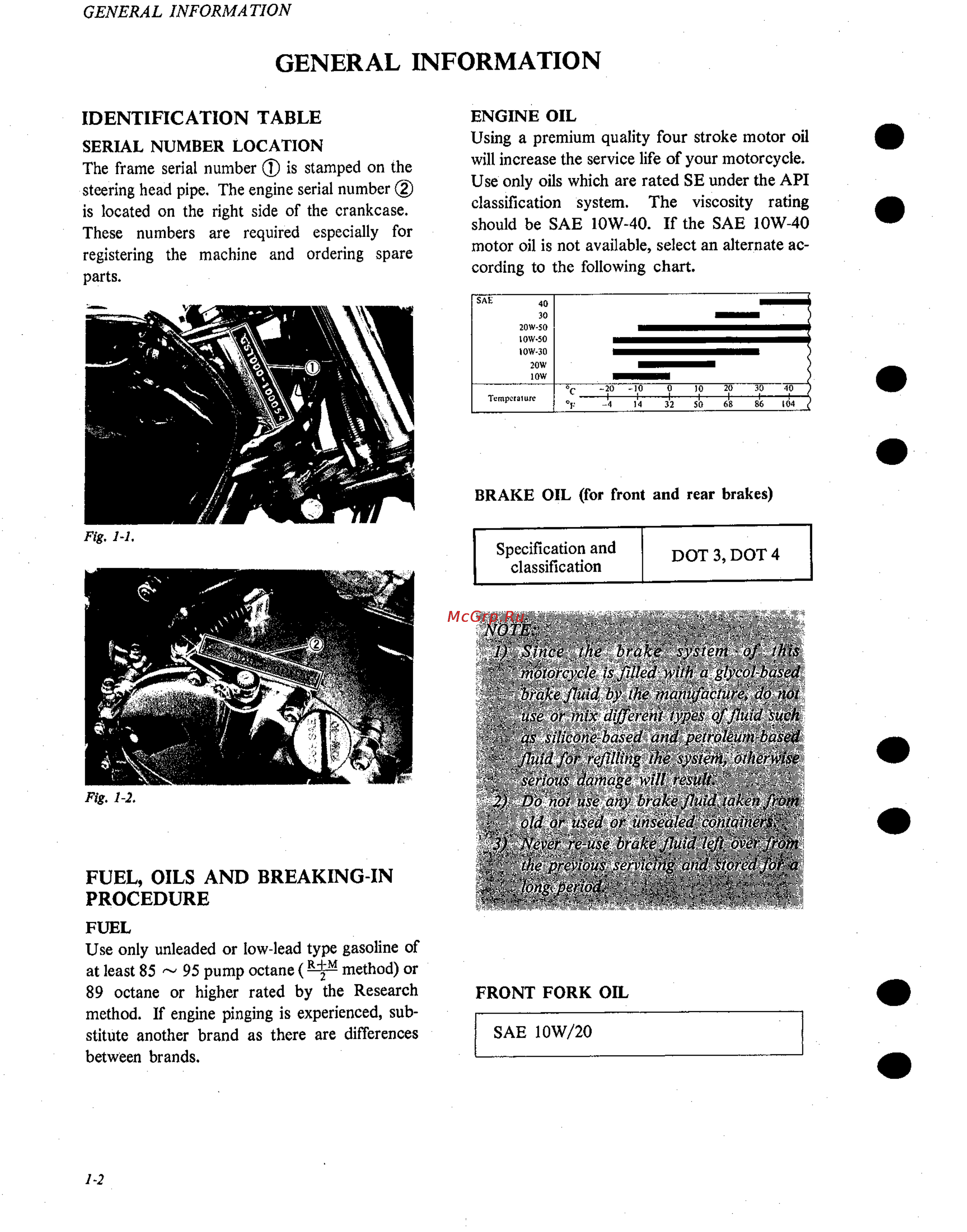 Suzuki GS1000 (1980) [9/477] General information