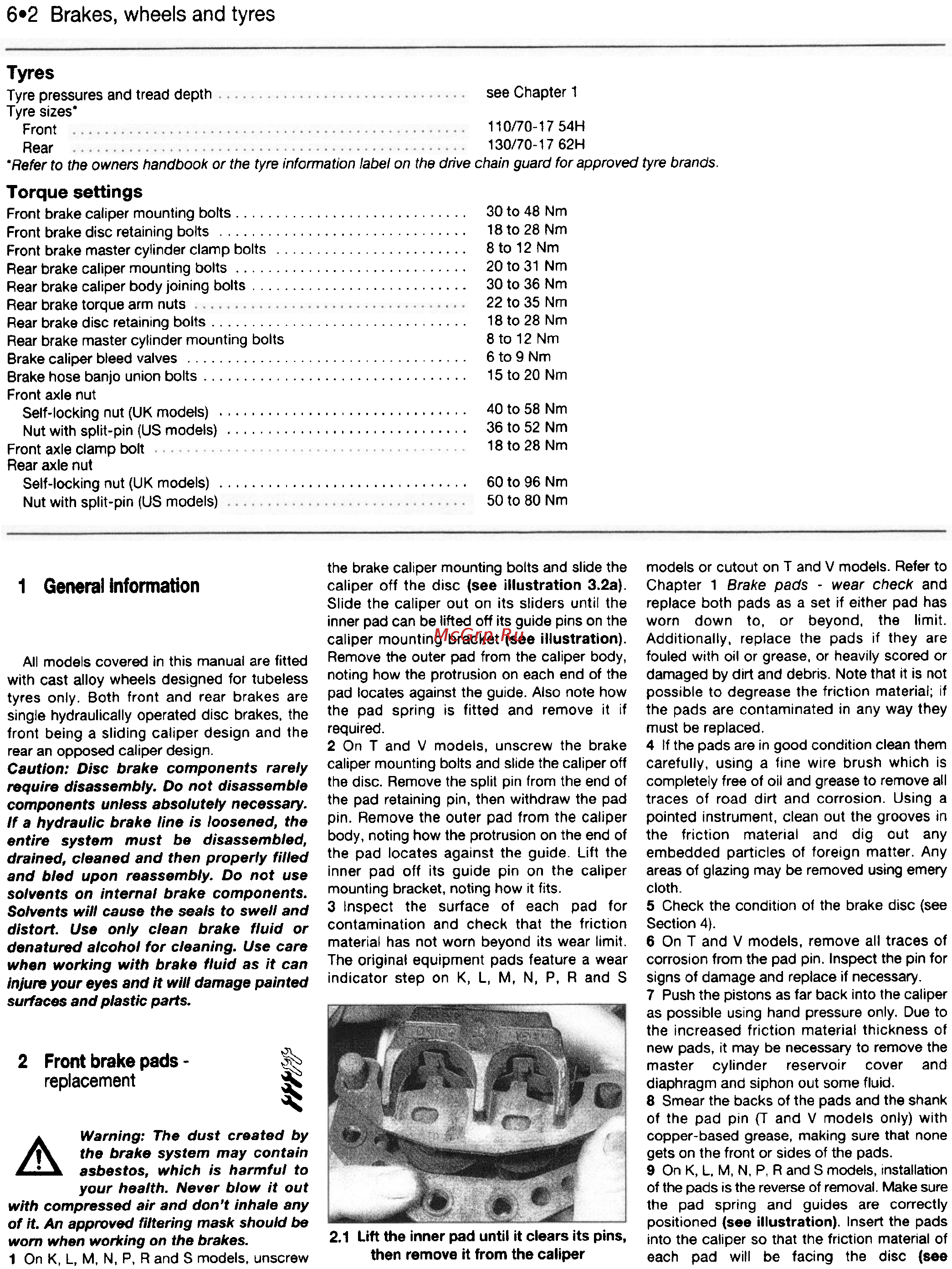 Suzuki GS500E (1989-1997) [135/221] General information
