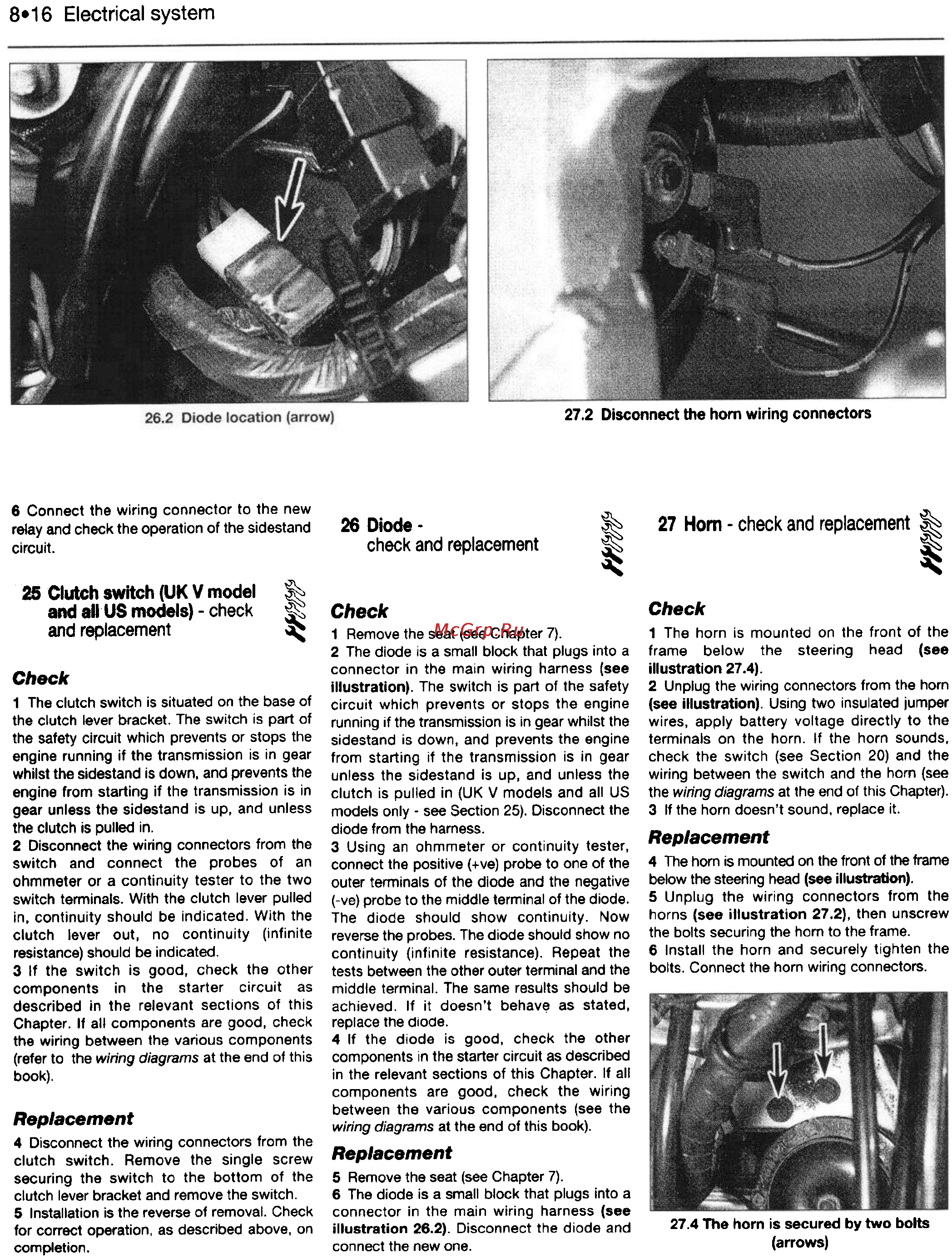 Suzuki GS500E (1989-1997) Инструкция по эксплуатации онлайн [173/221] 114751