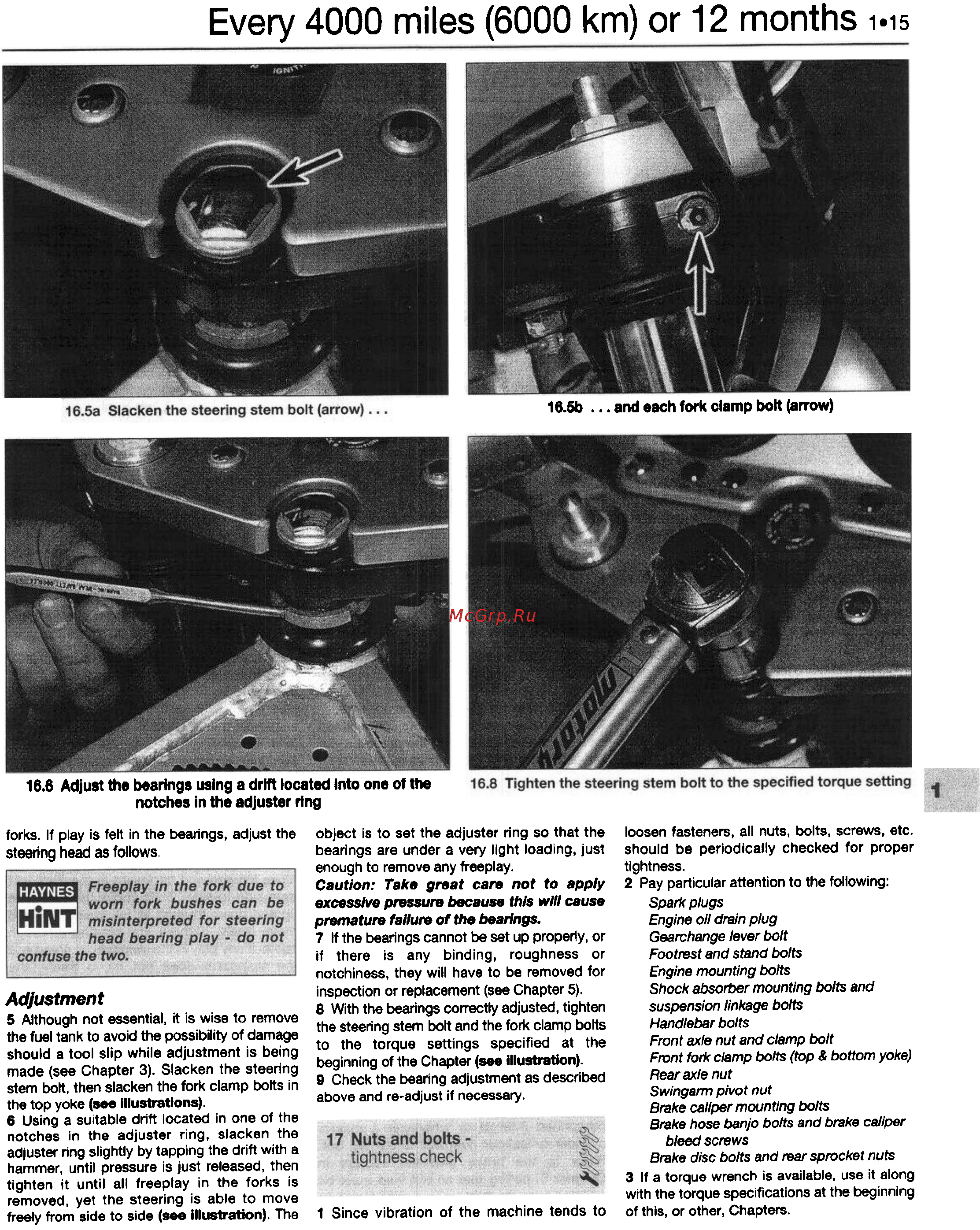 Suzuki GS500E (1989-1997) [28/221] Every 4000 miles 6000 km or 12 months