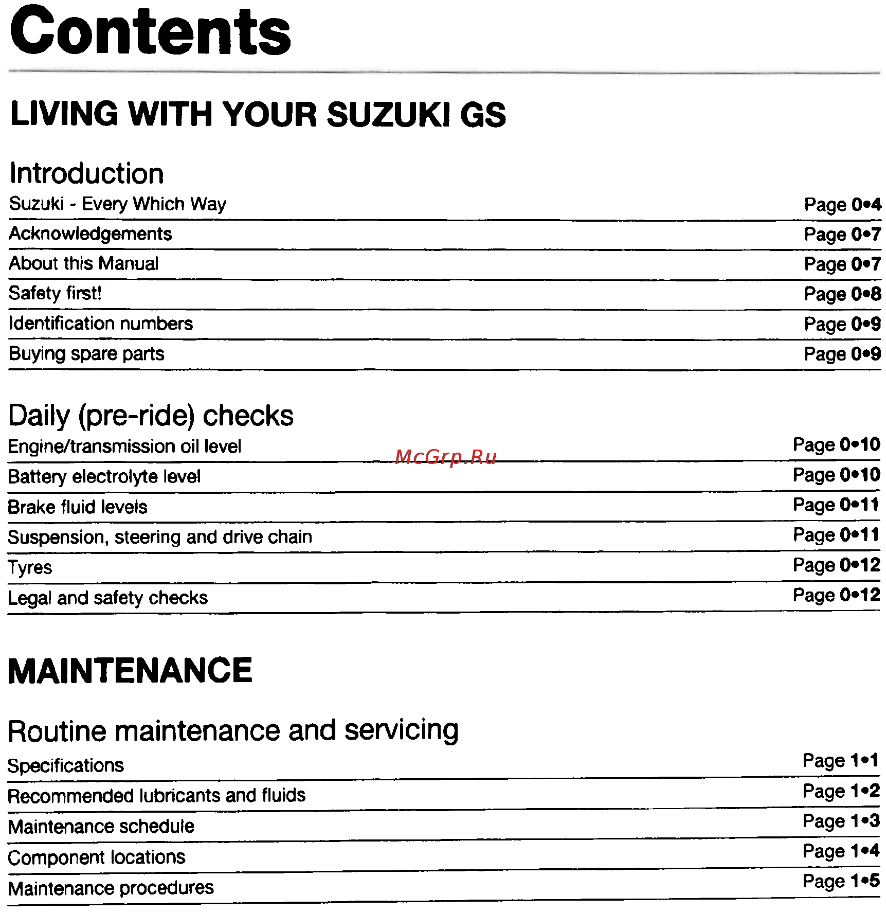 Suzuki GS500E (1989-1997) [3/221] Living with your suzuki gs