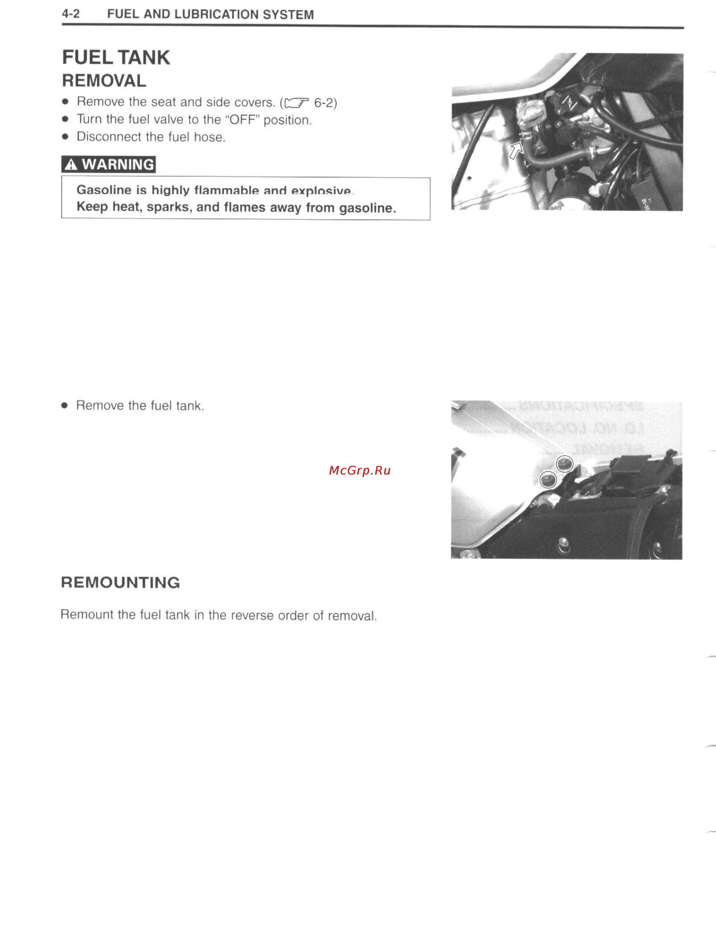 Suzuki DRZ400 (2000-2007) Инструкция по эксплуатации онлайн [109/232] 114753