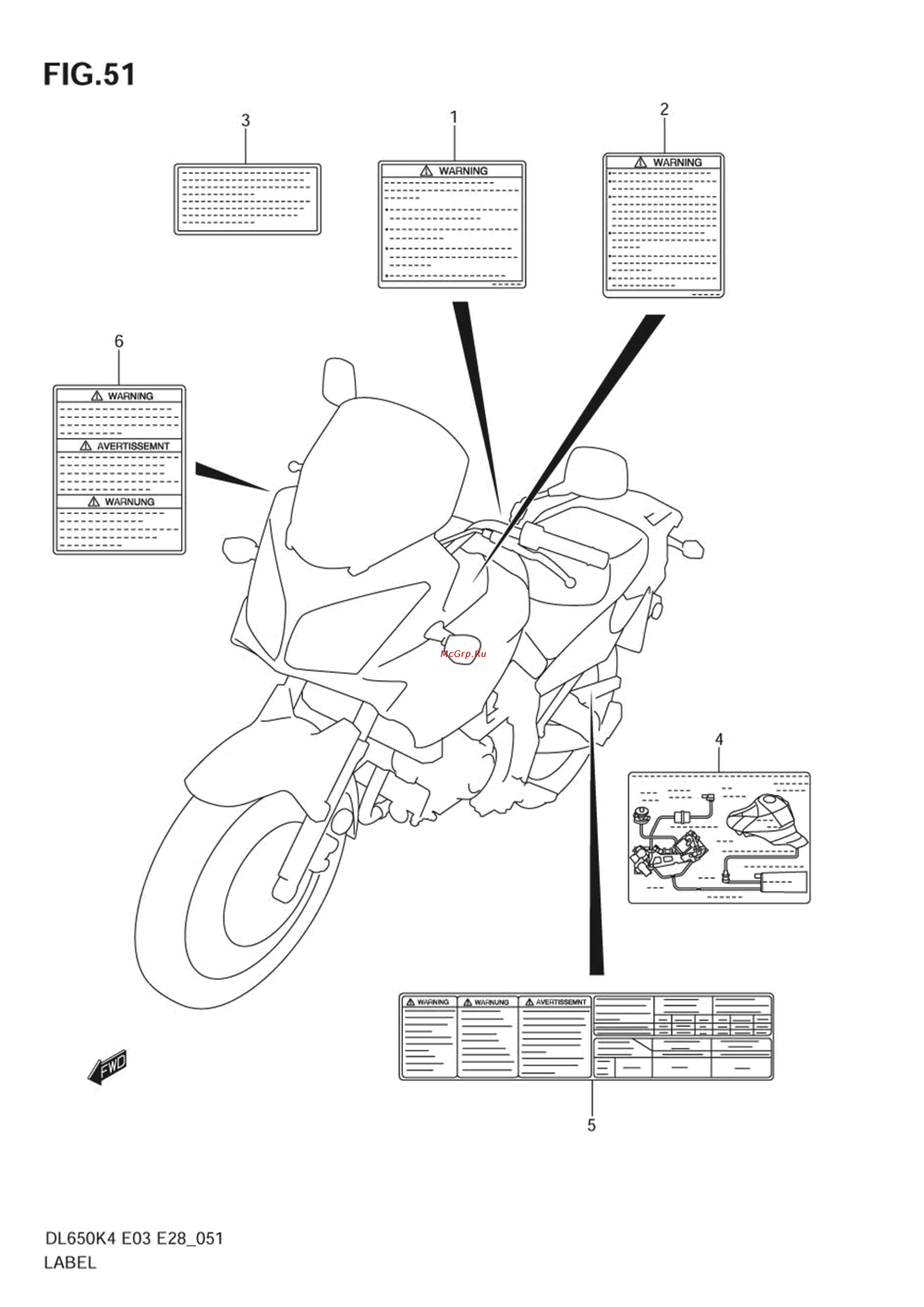 Suzuki DL650 V-STROM (2004) Инструкция по эксплуатации онлайн [101/130] 114755