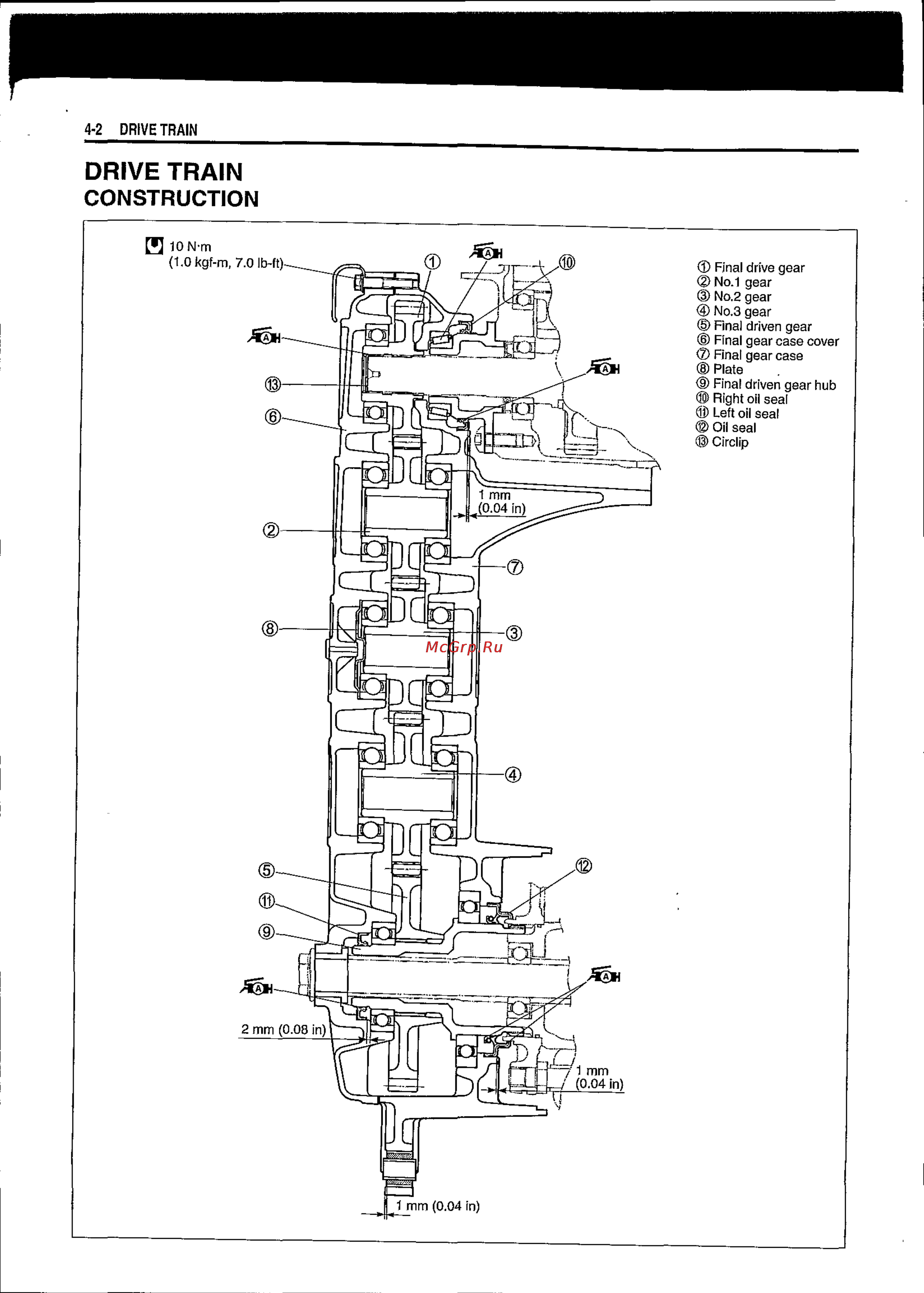 Suzuki BURGMAN AN650 (2003) [128/463] Drive train