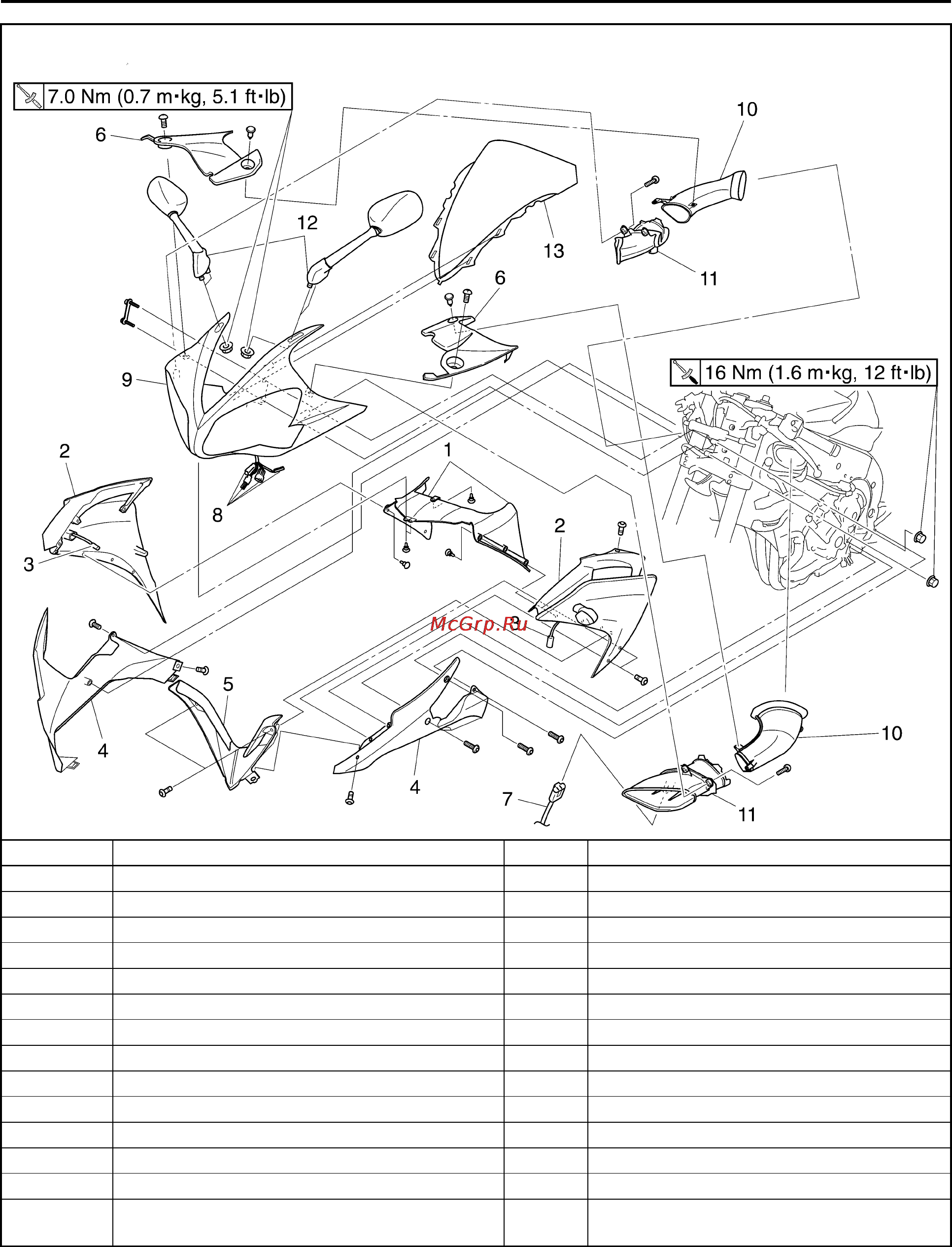 Yamaha YZF-R1 (2006) [129/426] General chassis