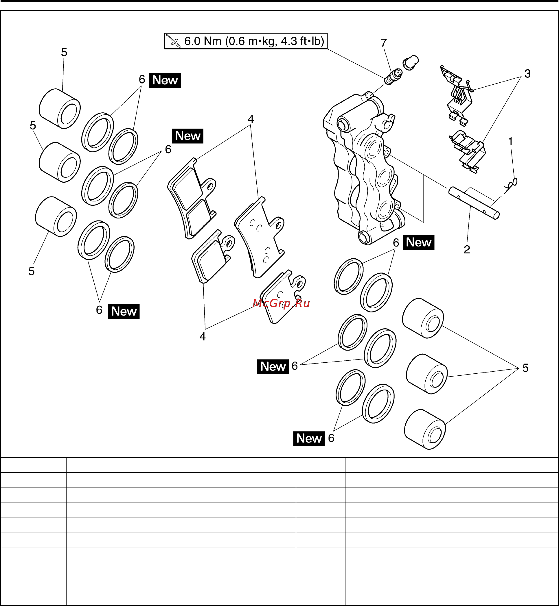 Yamaha YZF-R1 (2006) [150/426] Front brake