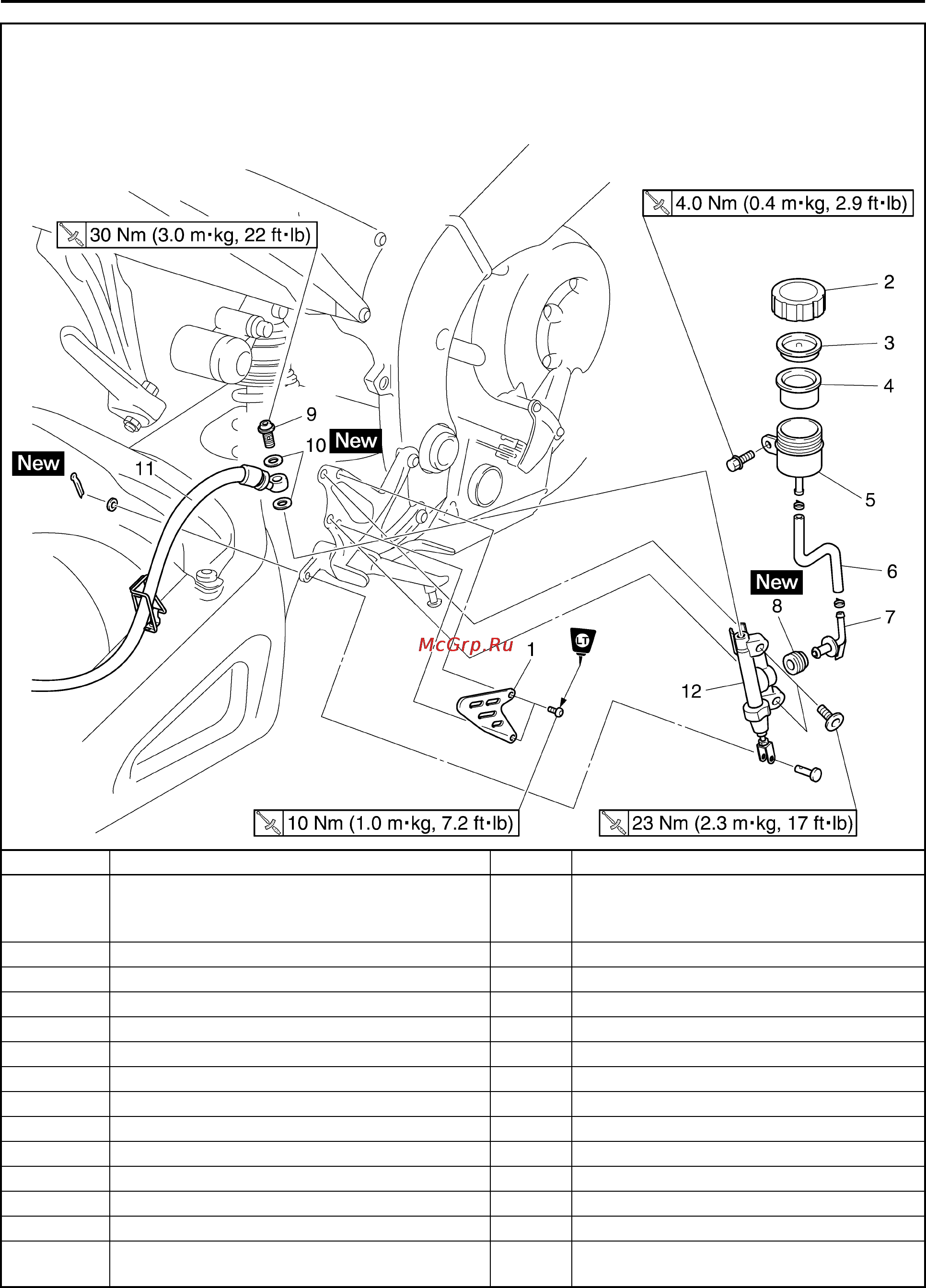 Yamaha YZF-R1 (2006) [160/426] Rear brake