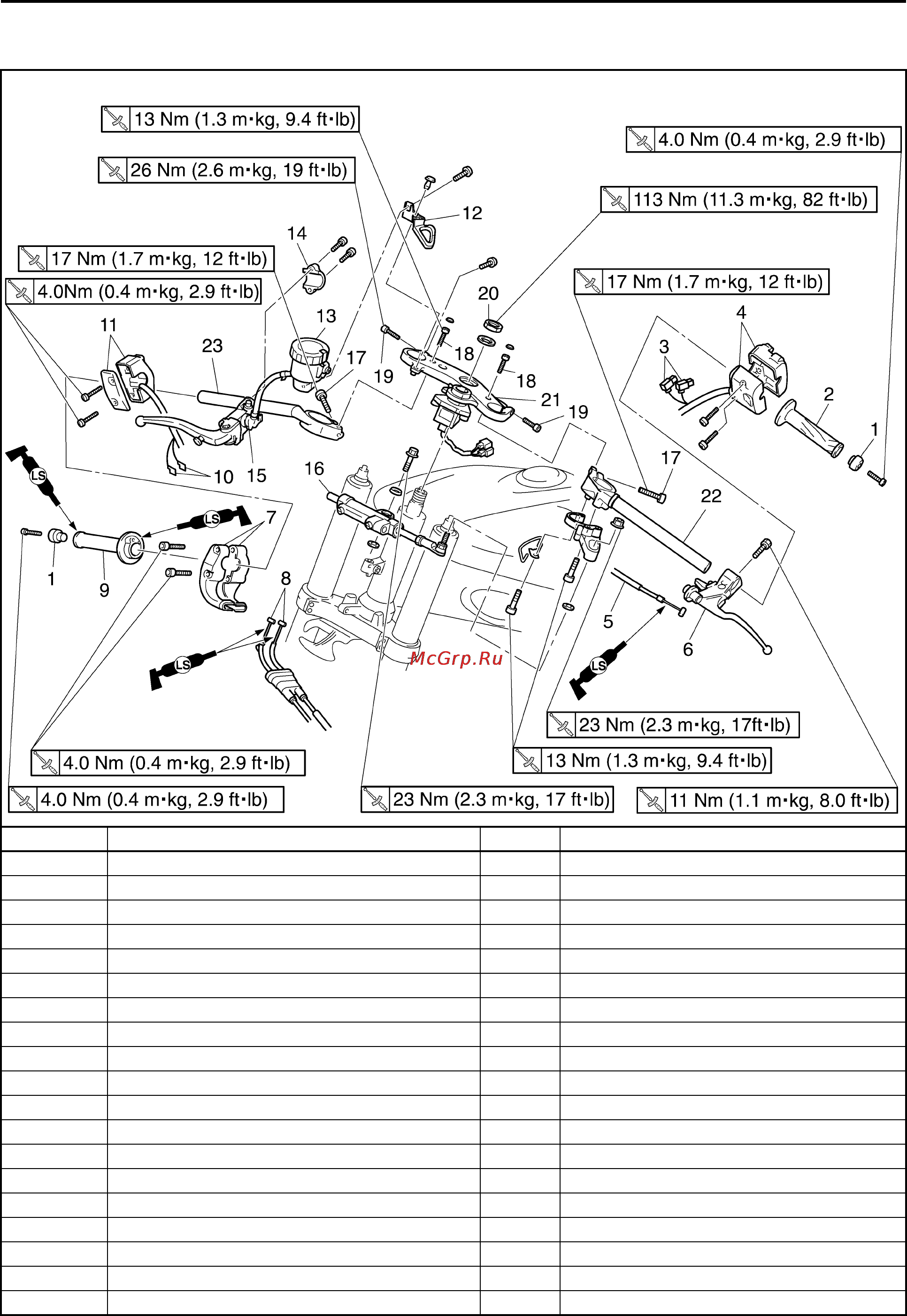 Yamaha YZF-R1 (2006) [171/426] Handlebars