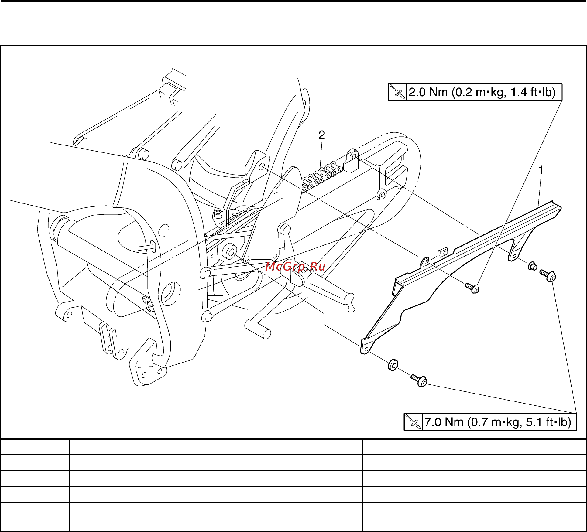 Yamaha YZF-R1 (2006) [197/426] Chain drive