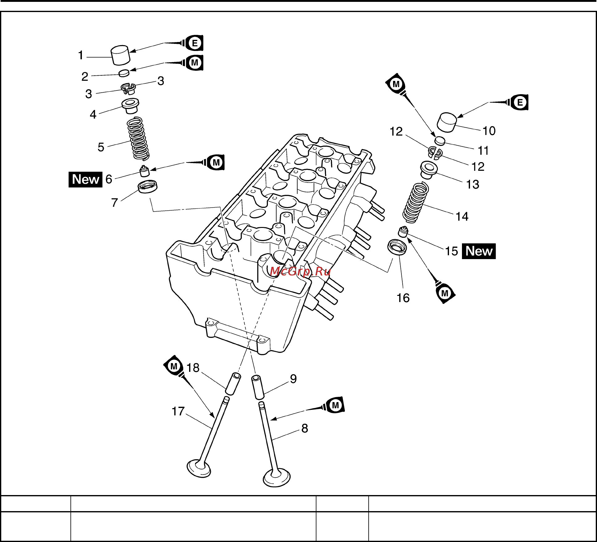 Yamaha YZF-R1 (2006) [225/426] Valves and valve springs