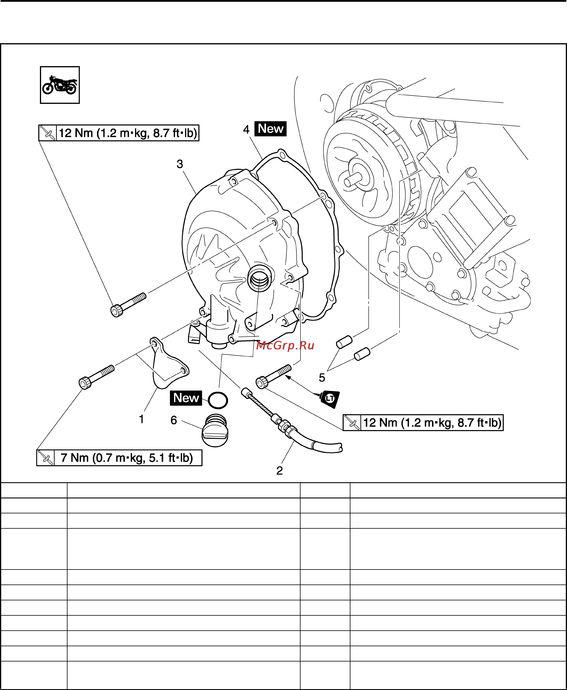 Yamaha YZF-R1 (2006) [247/426] Clutch