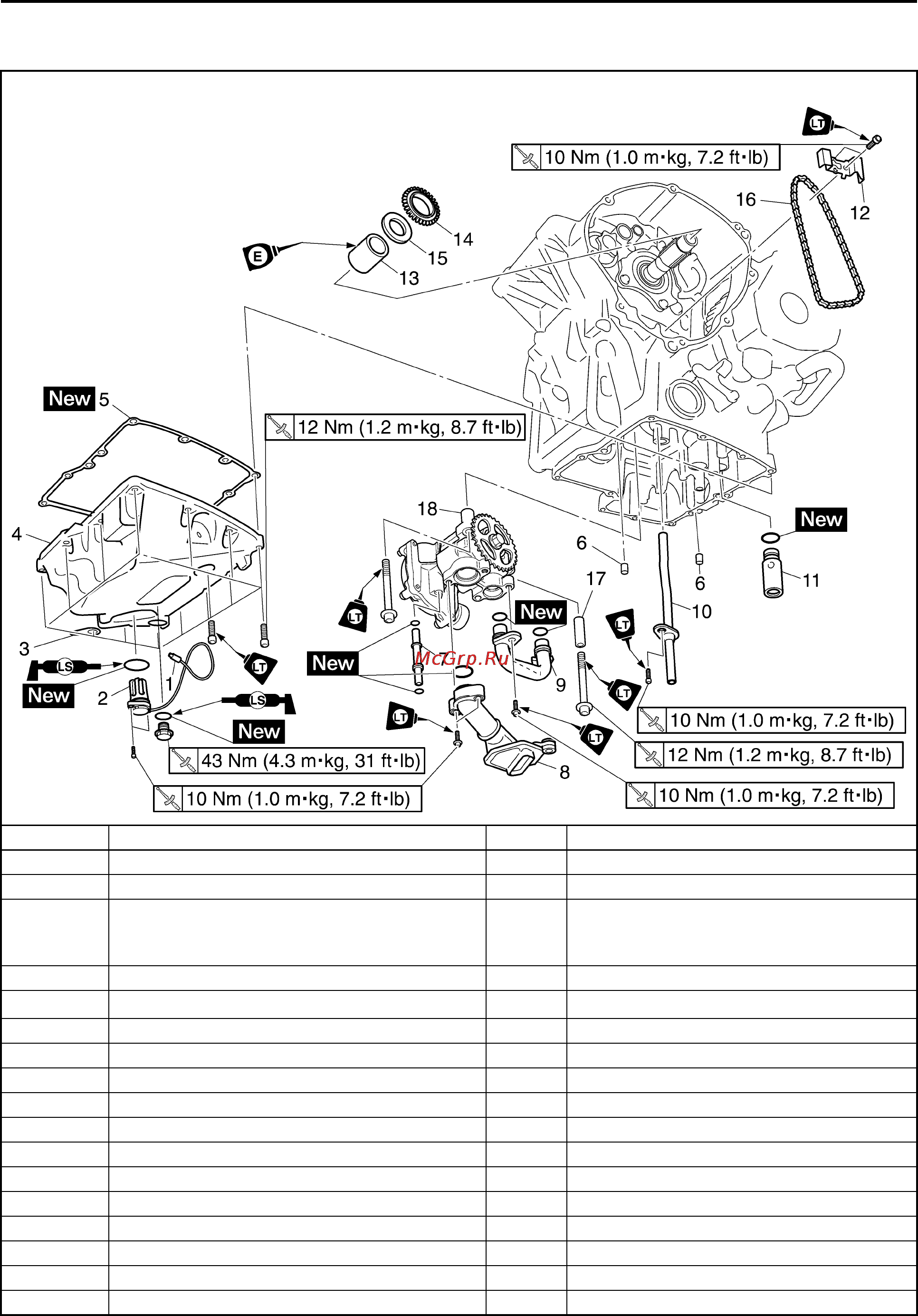 Yamaha YZF-R1 (2006) [260/426] Oil pump