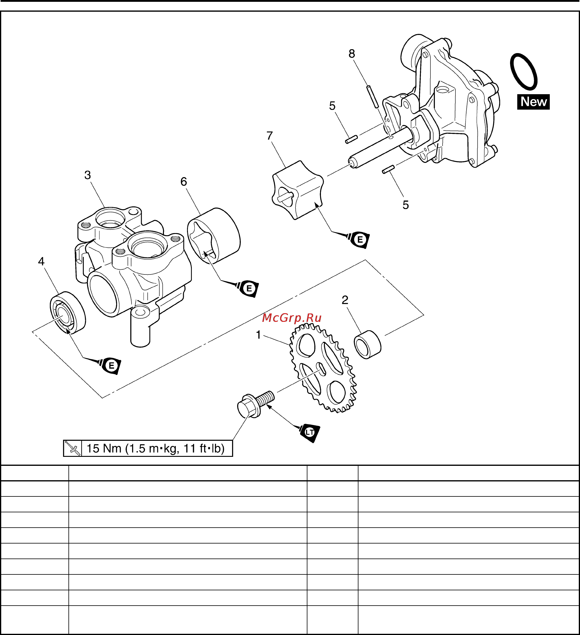 Yamaha YZF-R1 (2006) [262/426] Oil pump