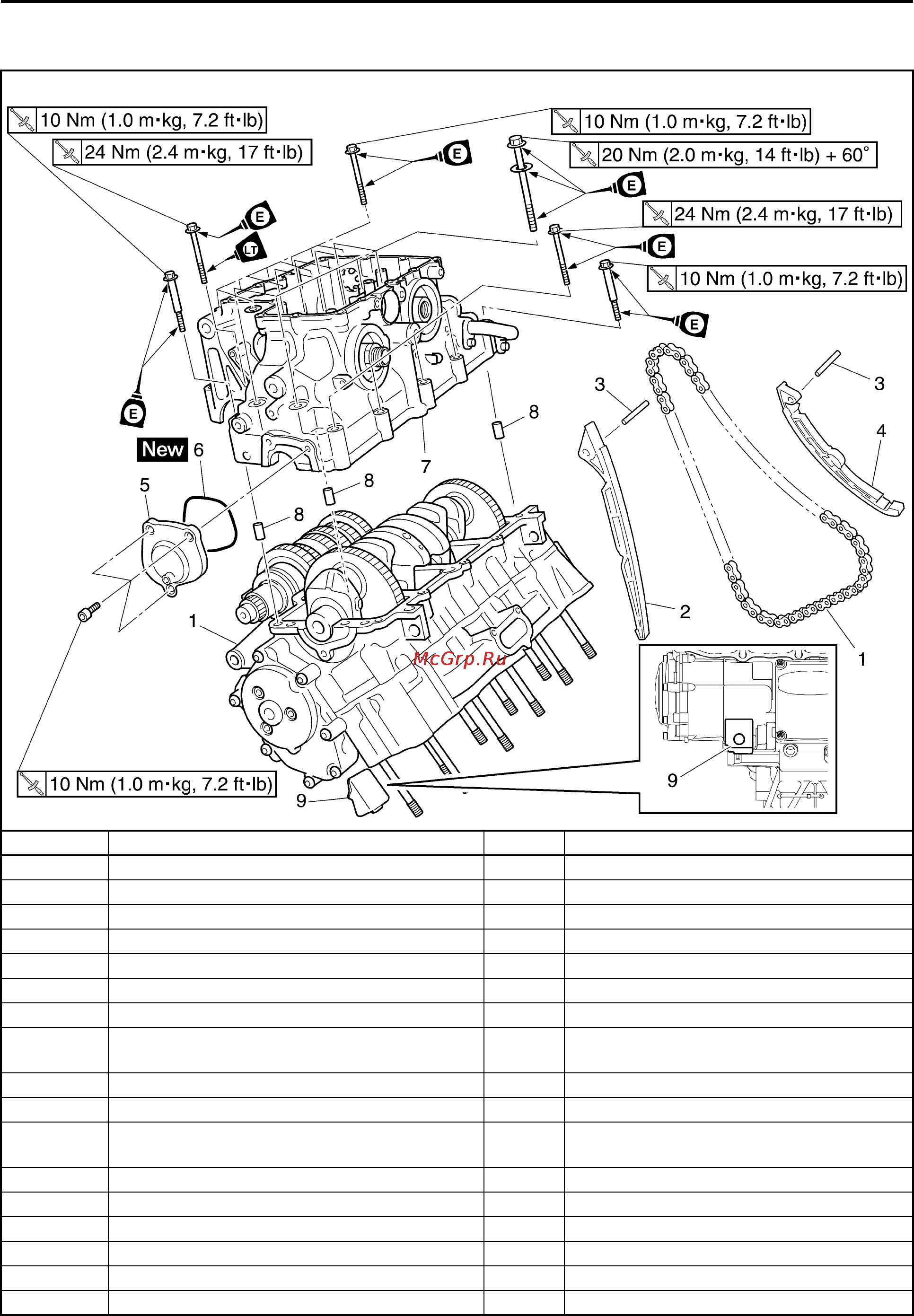 Yamaha YZF-R1 (2006) [268/426] Crankcase