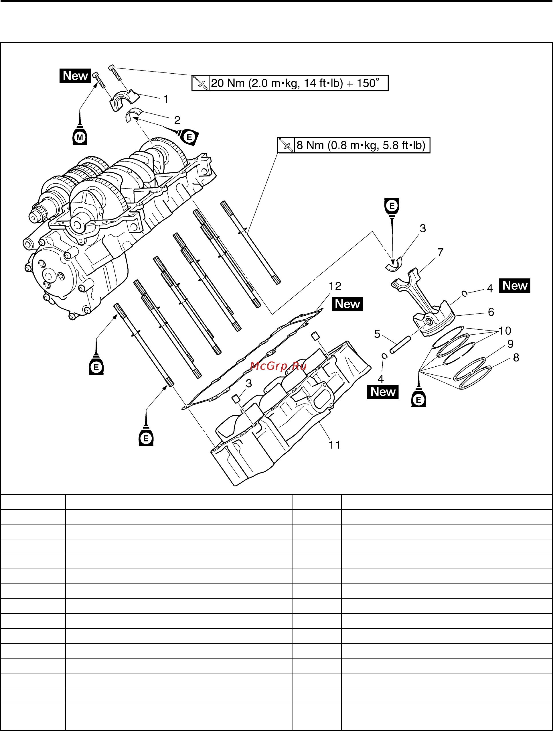 Yamaha YZF-R1 (2006) [272/426] Crankshaft