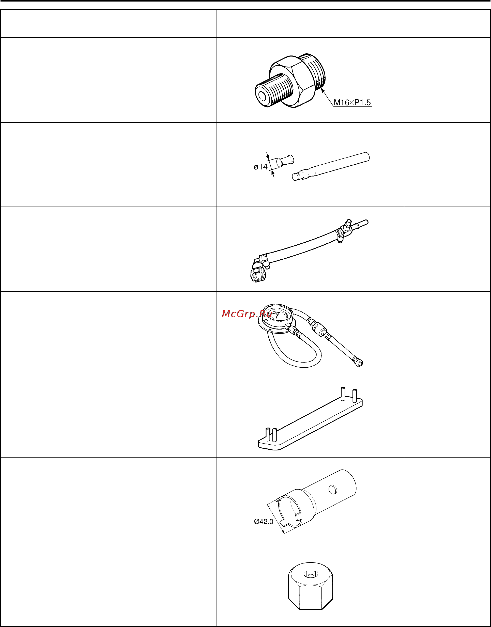 Yamaha YZF-R1 (2006) [28/426] Special tools