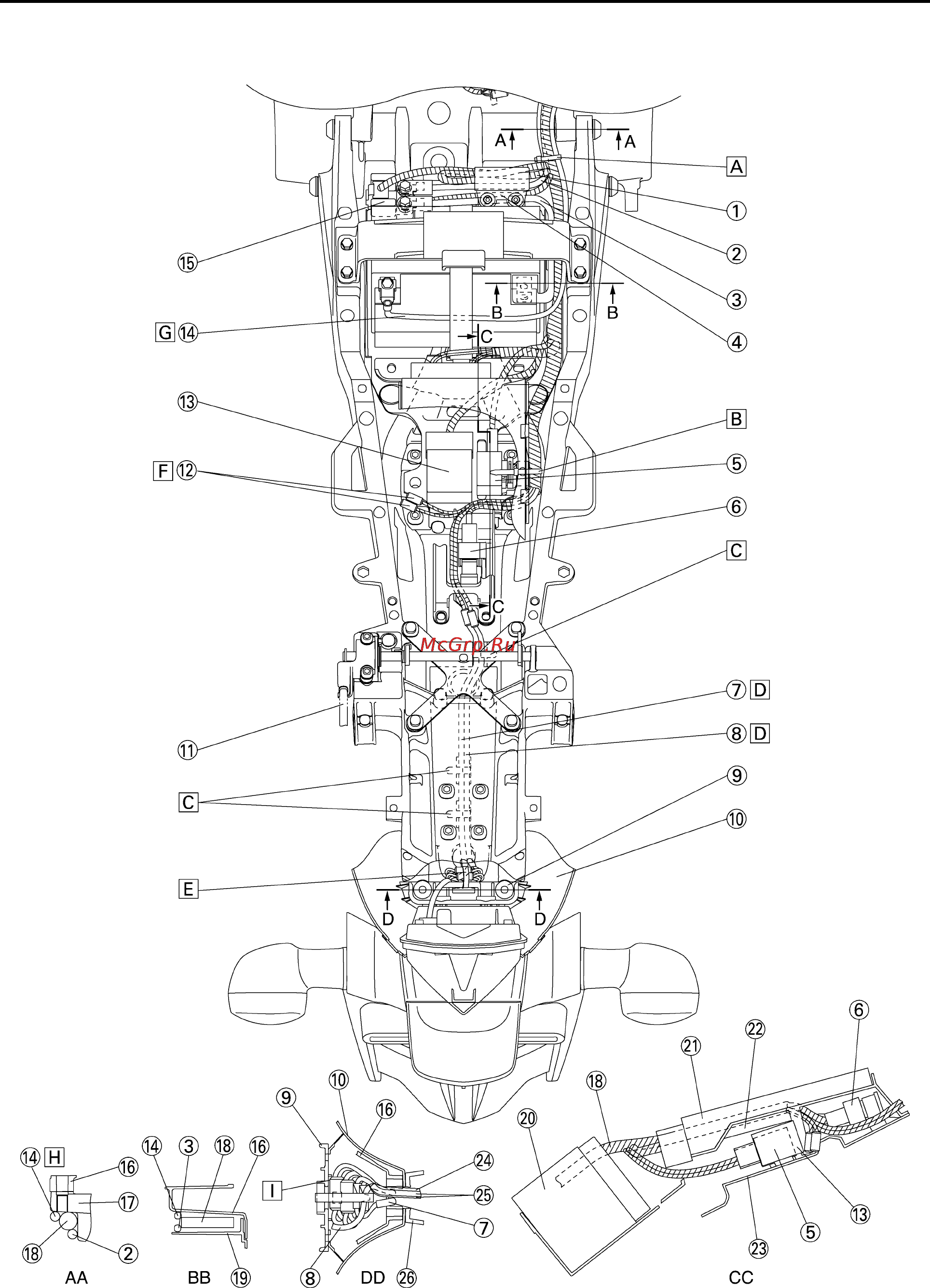 Yamaha YZF-R1 (2006) Инструкция по эксплуатации онлайн [78/426] 114779