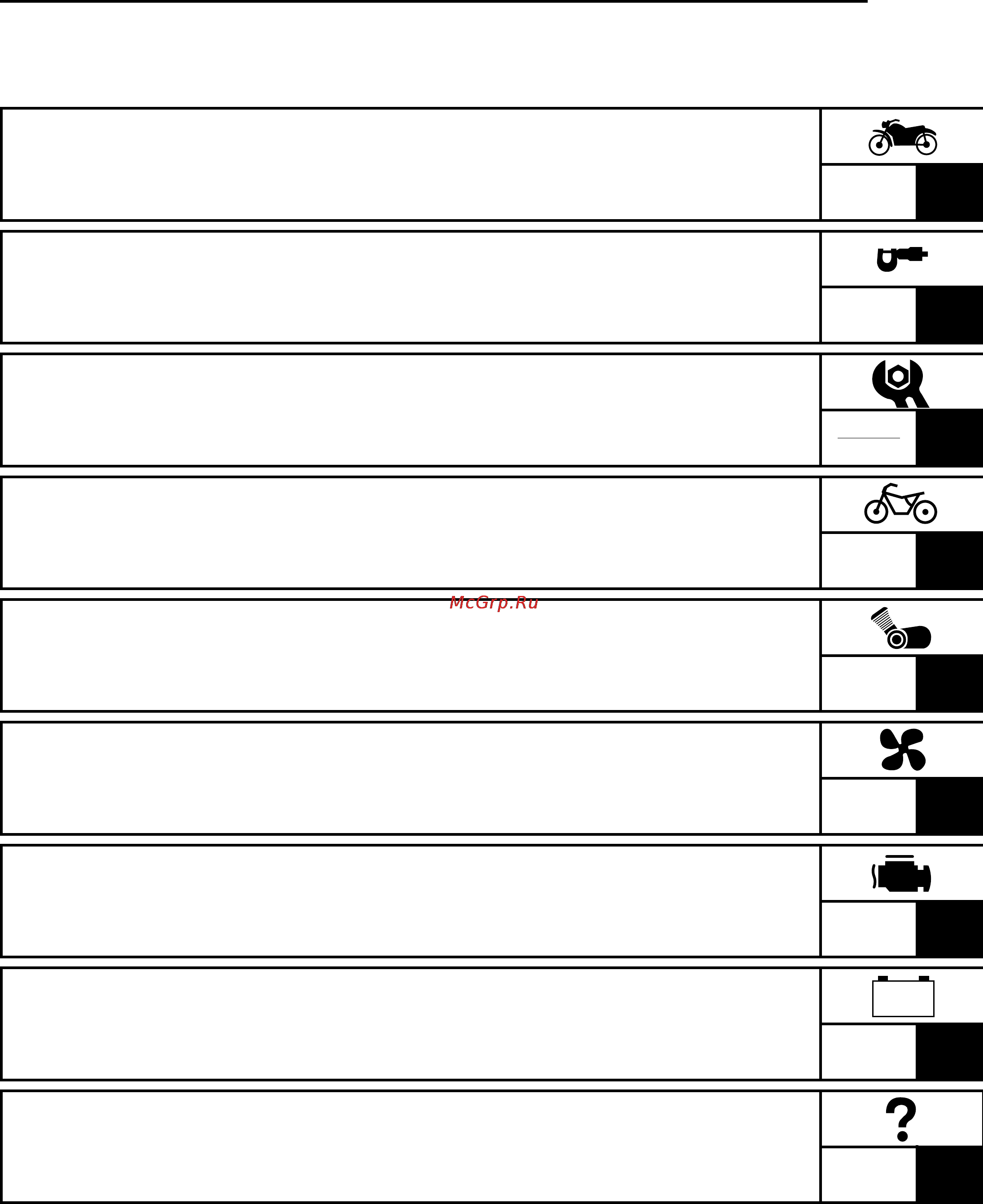 Yamaha YZF-R1 (2002) [10/439] Table of contents