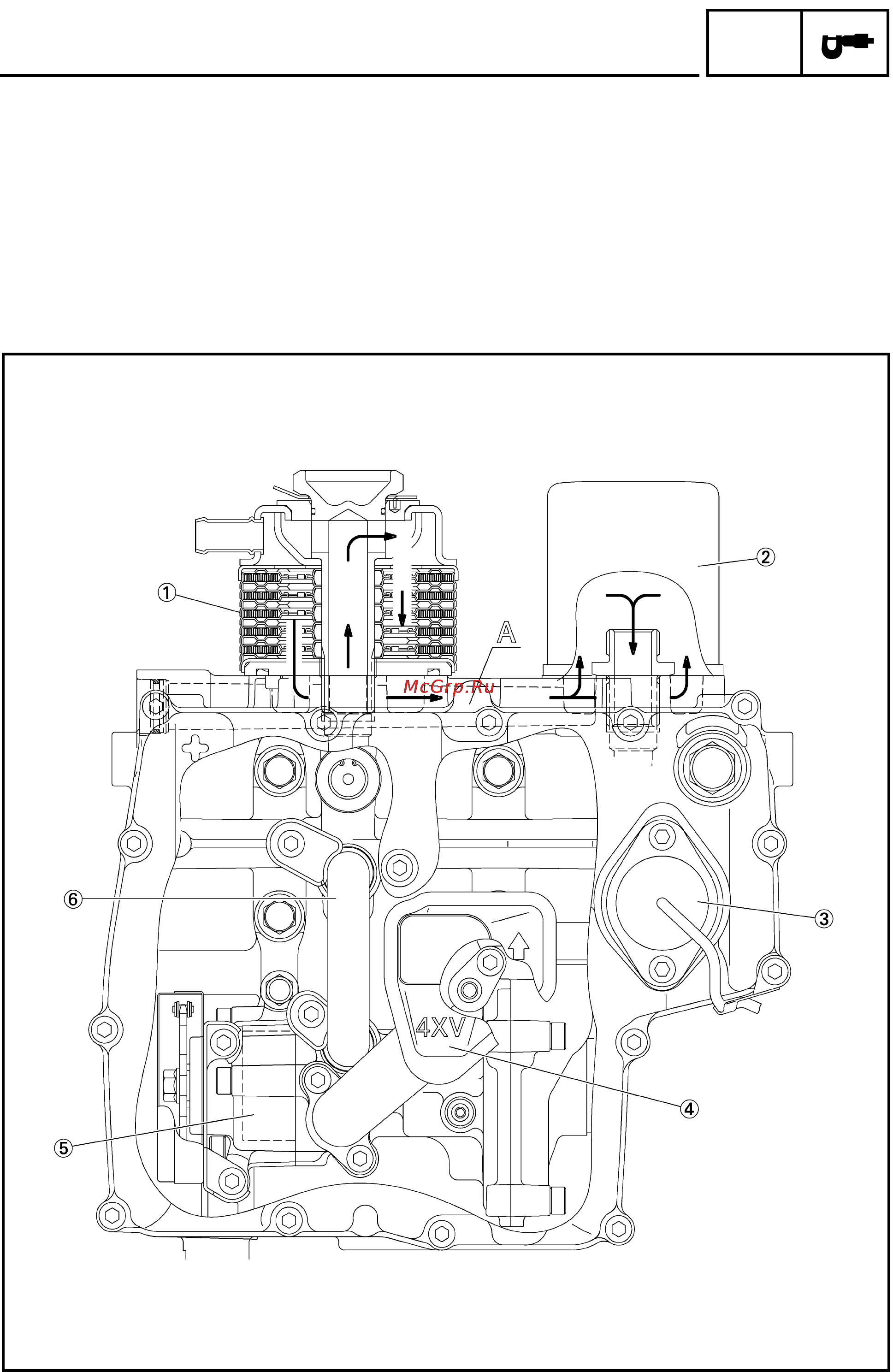 Yamaha YZF-R1 (2002) [82/439] Lubrication diagrams