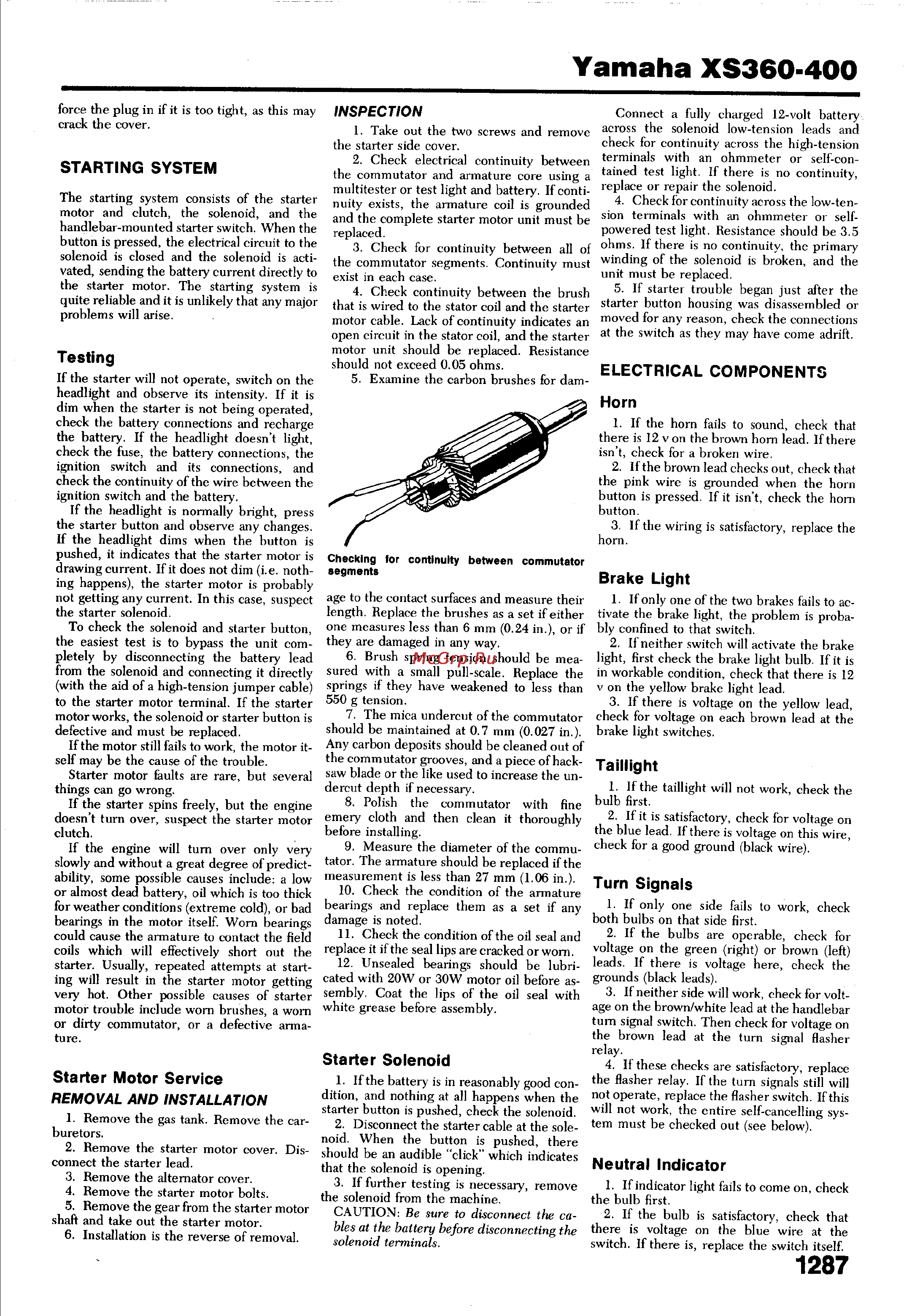 Yamaha XS360 (1976-1982) [25/34] Yamaha xs360 400