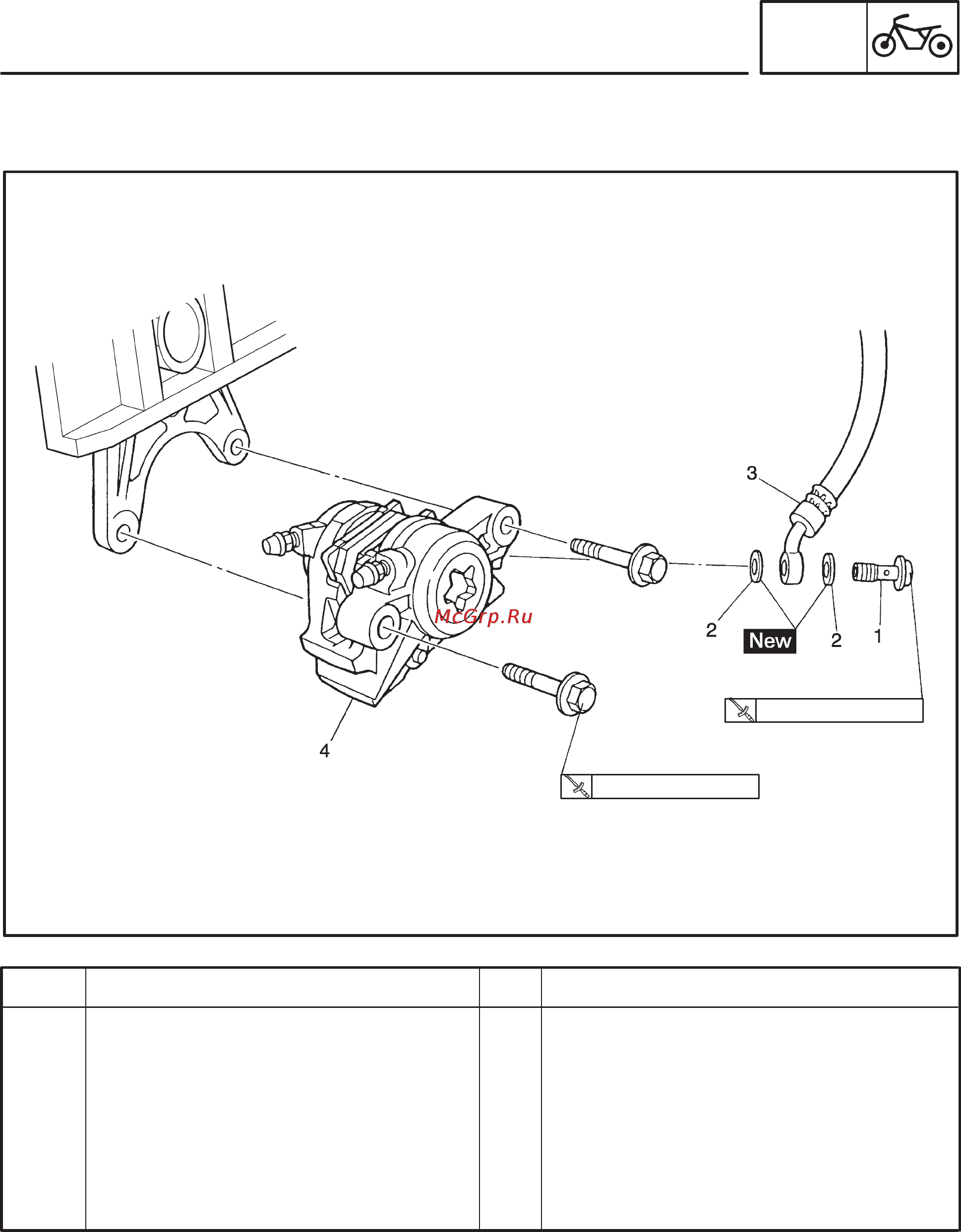 Yamaha XJR1300 (P) (2002) [37/44] Front and rear brakes