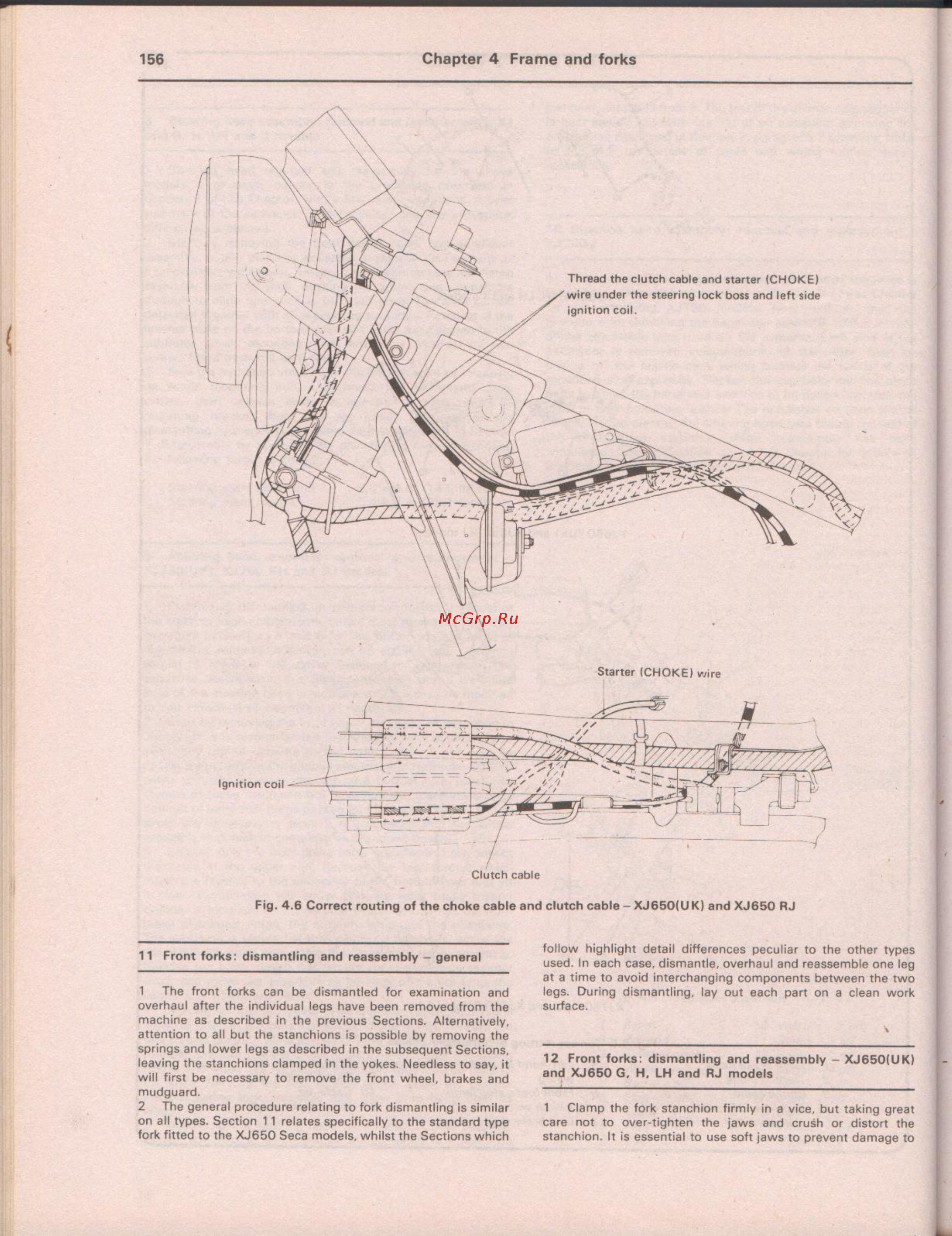 Yamaha XJ650 (1980-1984) Инструкция по эксплуатации онлайн [156/277] 114827