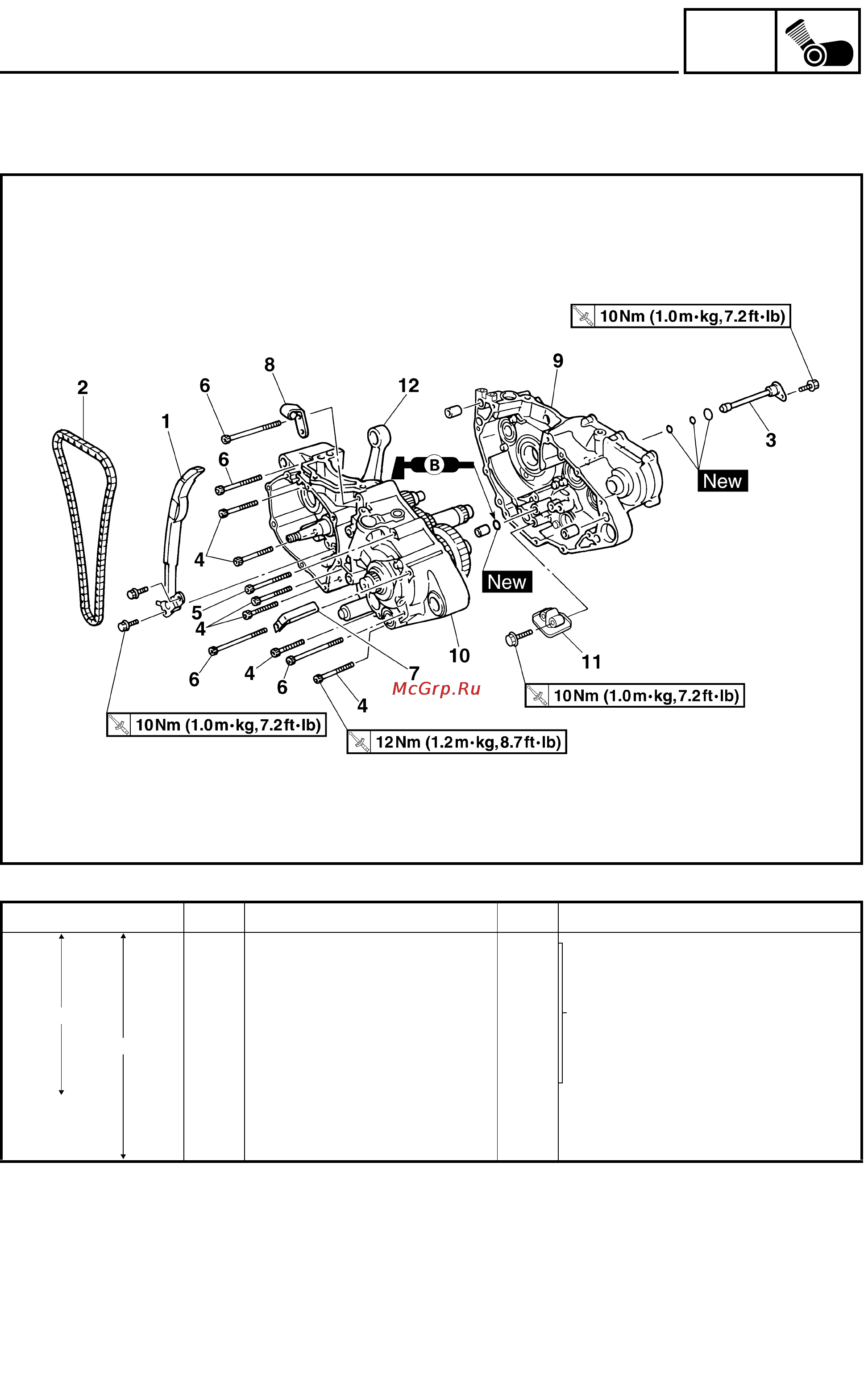 Yamaha WR250FR (2002) [215/343] Crankcase and crankshaft
