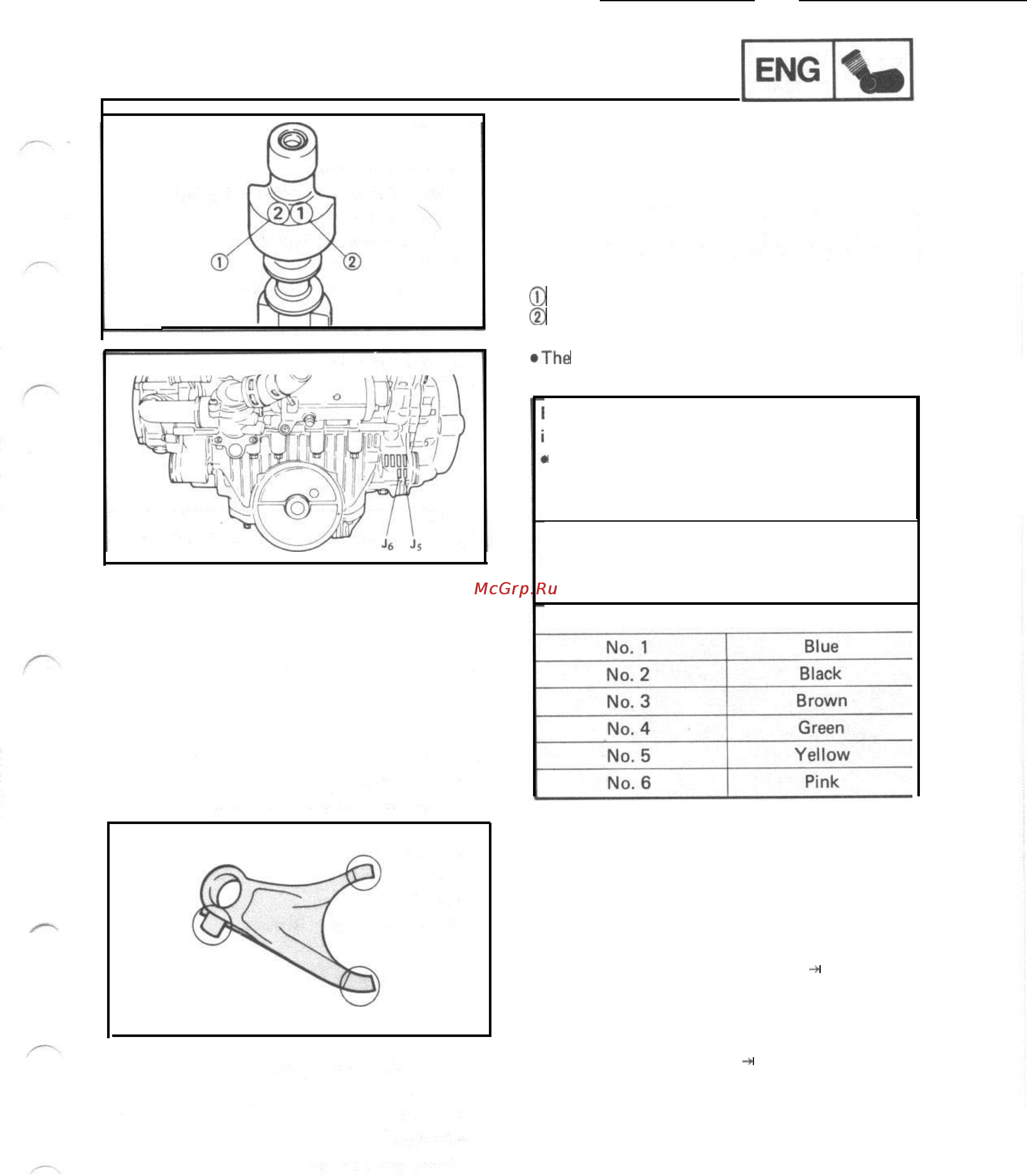 Yamaha VMX12HC (1995) [166/405] Inspectio n and repair