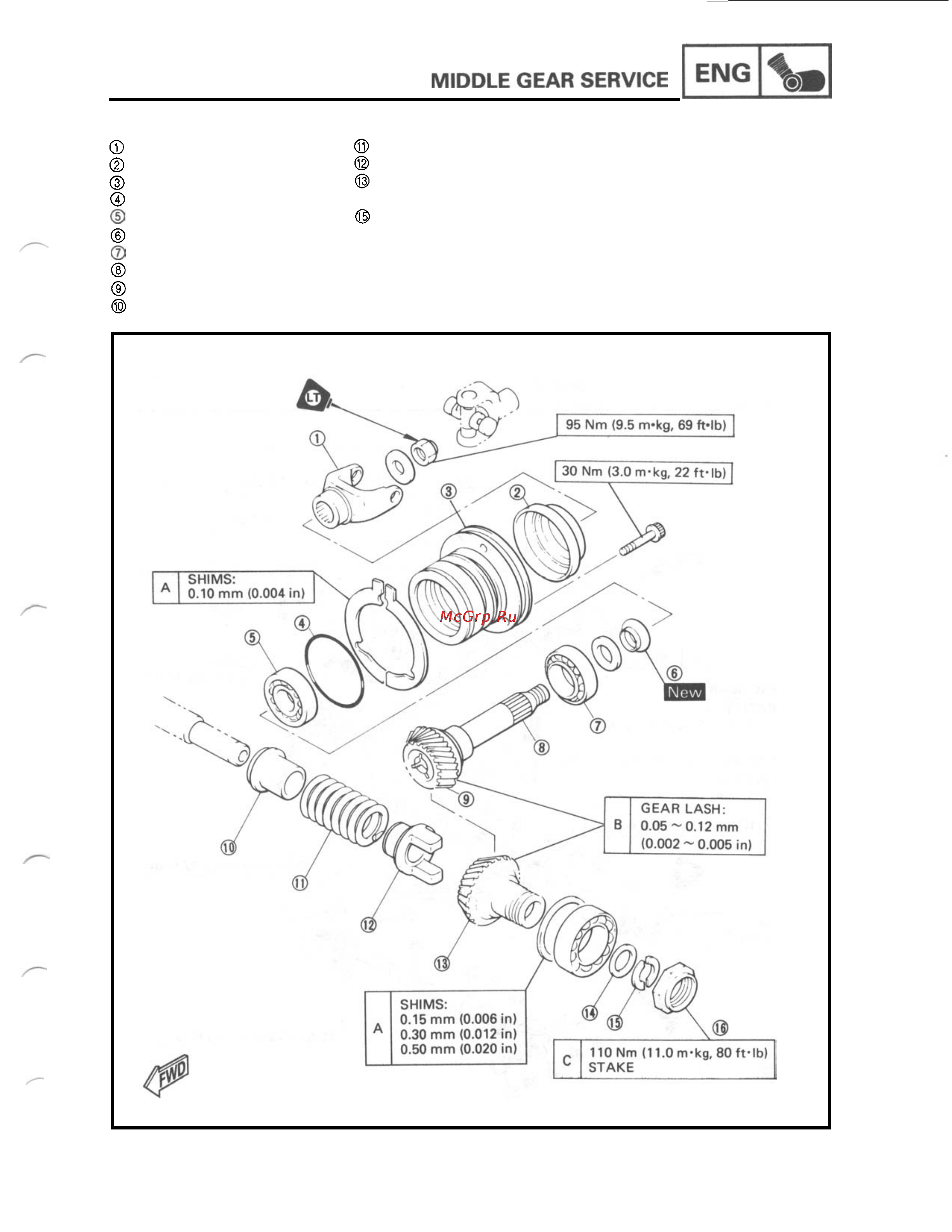 Yamaha VMX12H (1995) [20/405] Service
