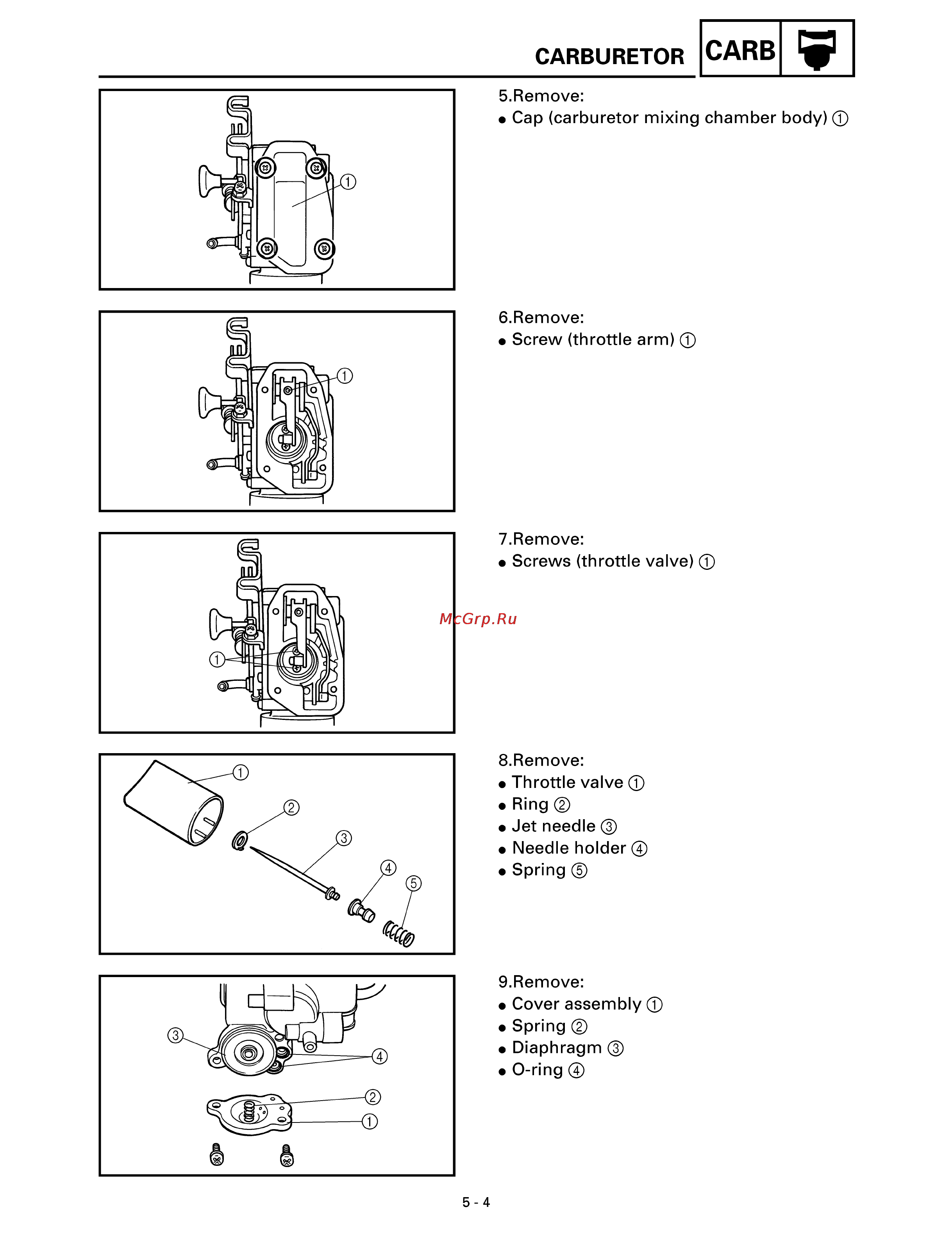 Yamaha TTR250L (1999) Инструкция по эксплуатации онлайн [174/295] 114839