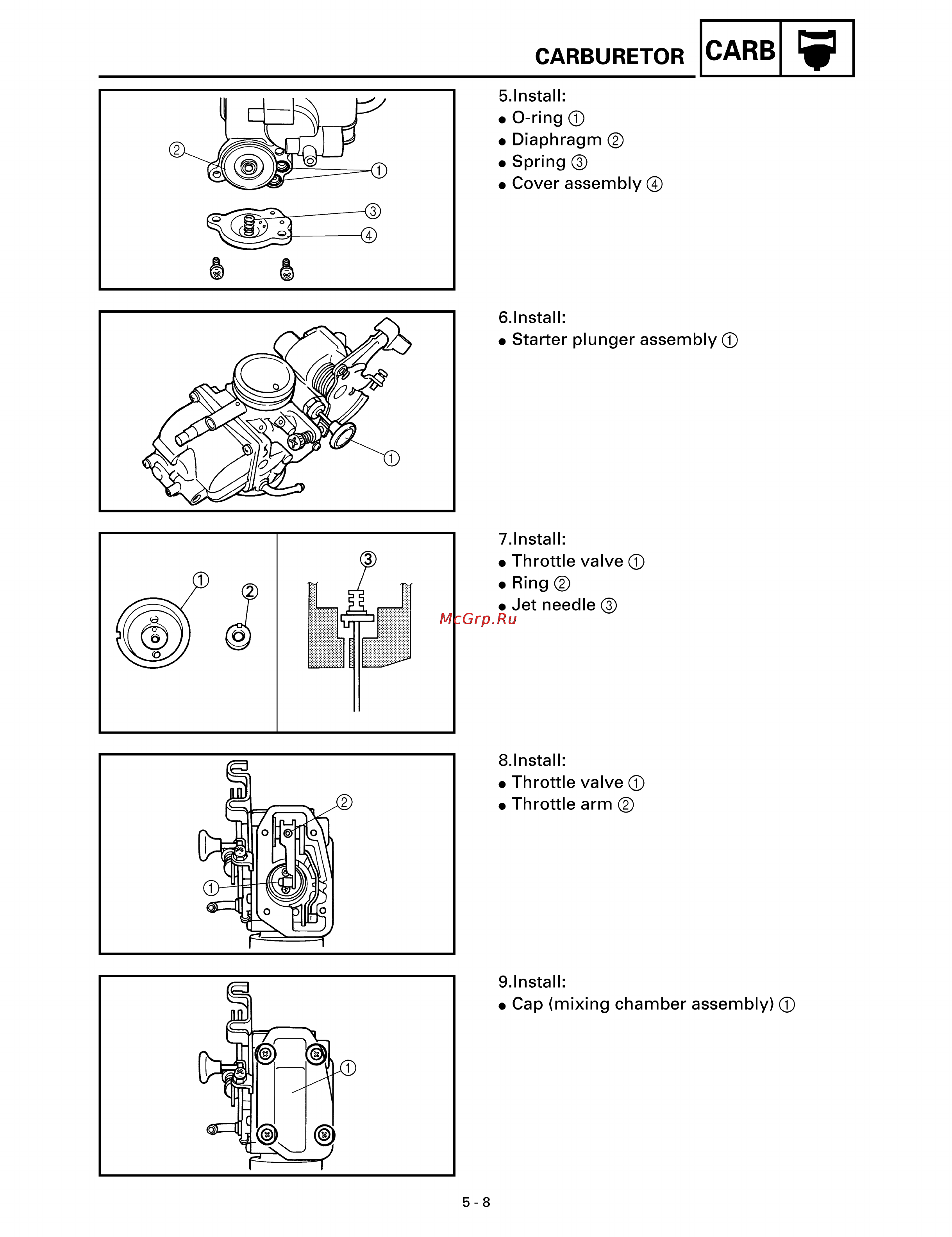 Yamaha TTR250L (1999) Инструкция по эксплуатации онлайн [178/295] 114839