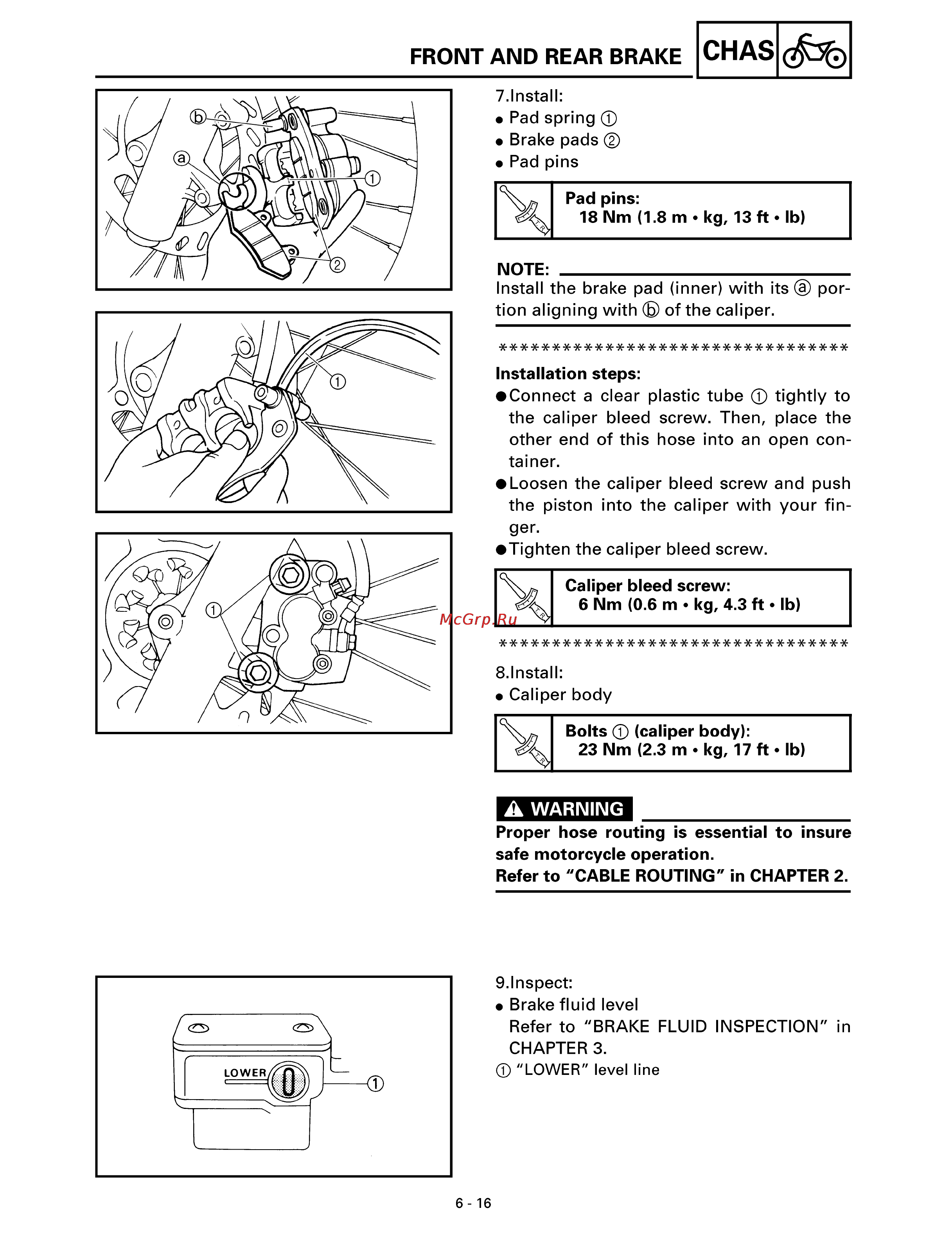 Yamaha TTR250L (1999) Инструкция по эксплуатации онлайн [197/295] 114839
