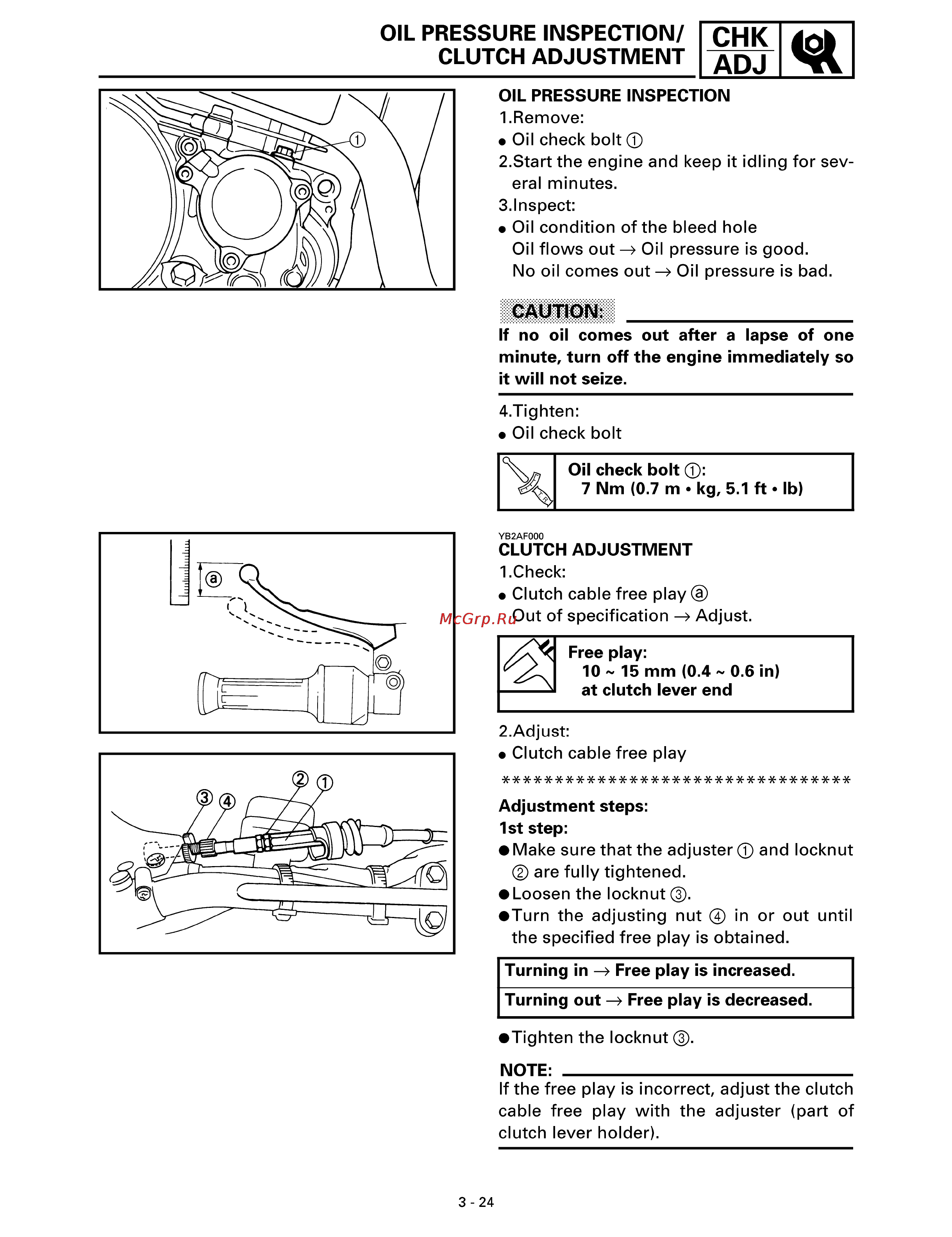 Yamaha TTR250L (1999) Инструкция по эксплуатации онлайн [71/295] 114839