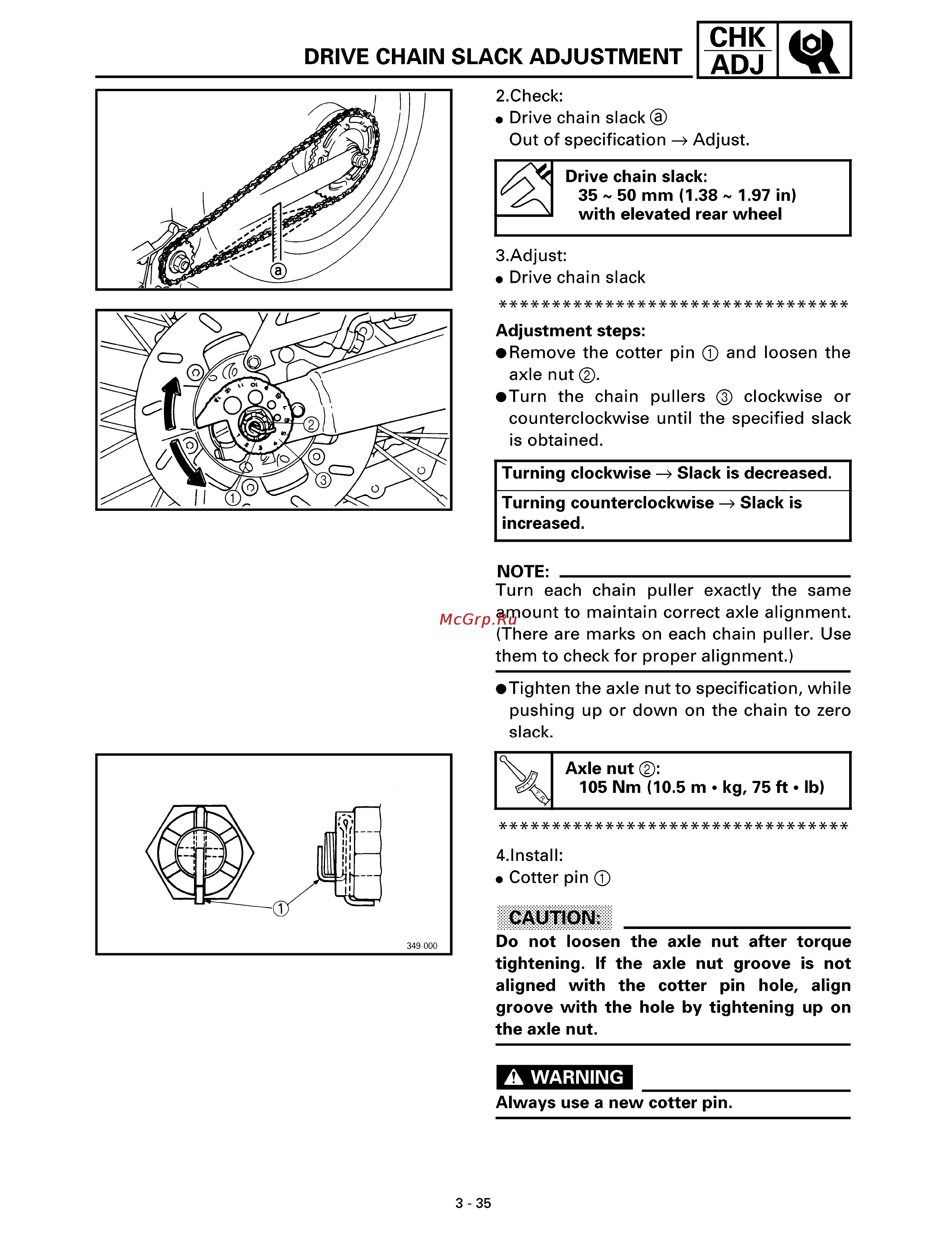 Yamaha TTR250L (1999) Инструкция по эксплуатации онлайн [82/295] 114839
