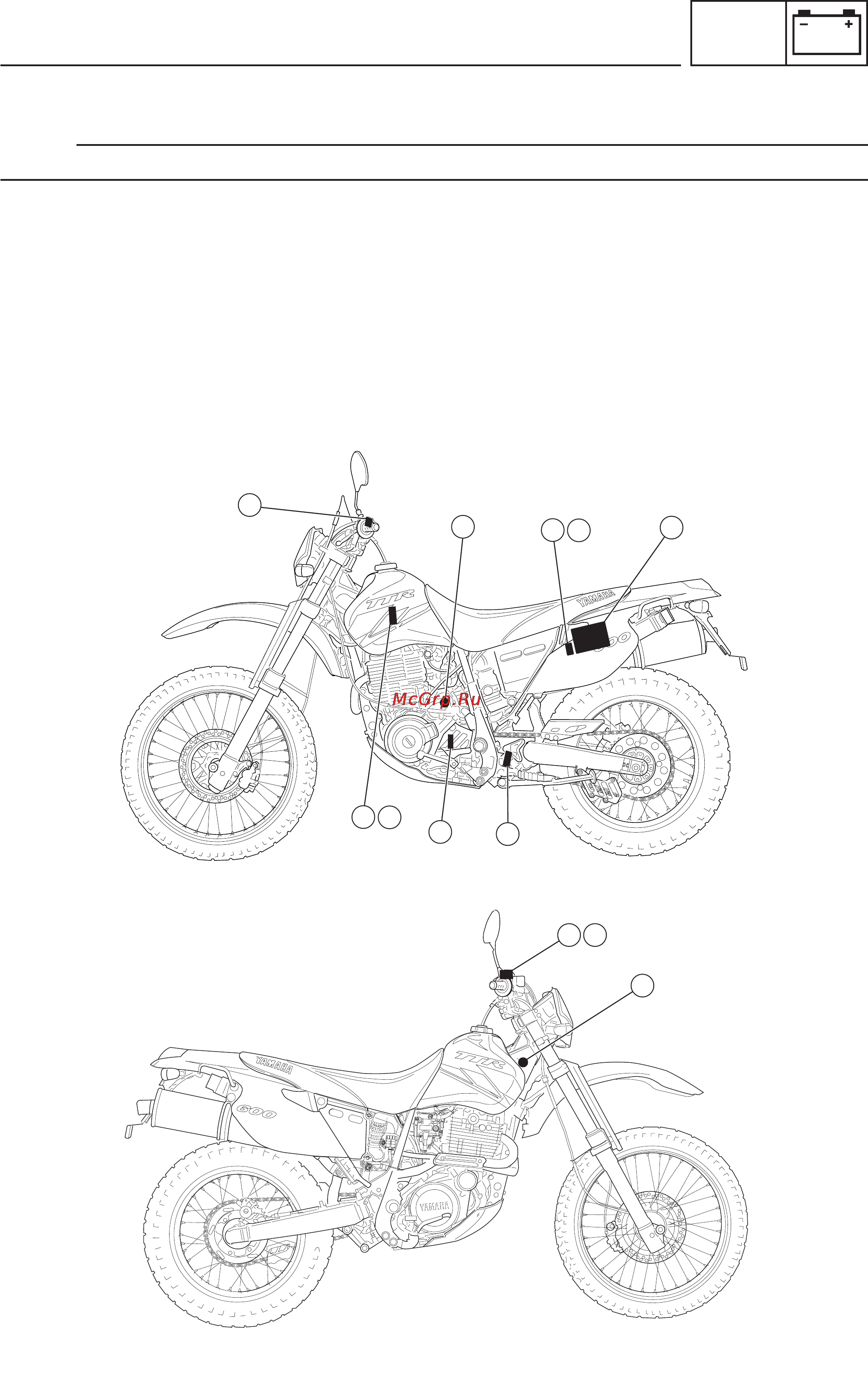 Yamaha TT600RE (2004) [326/382] Electrical starting system