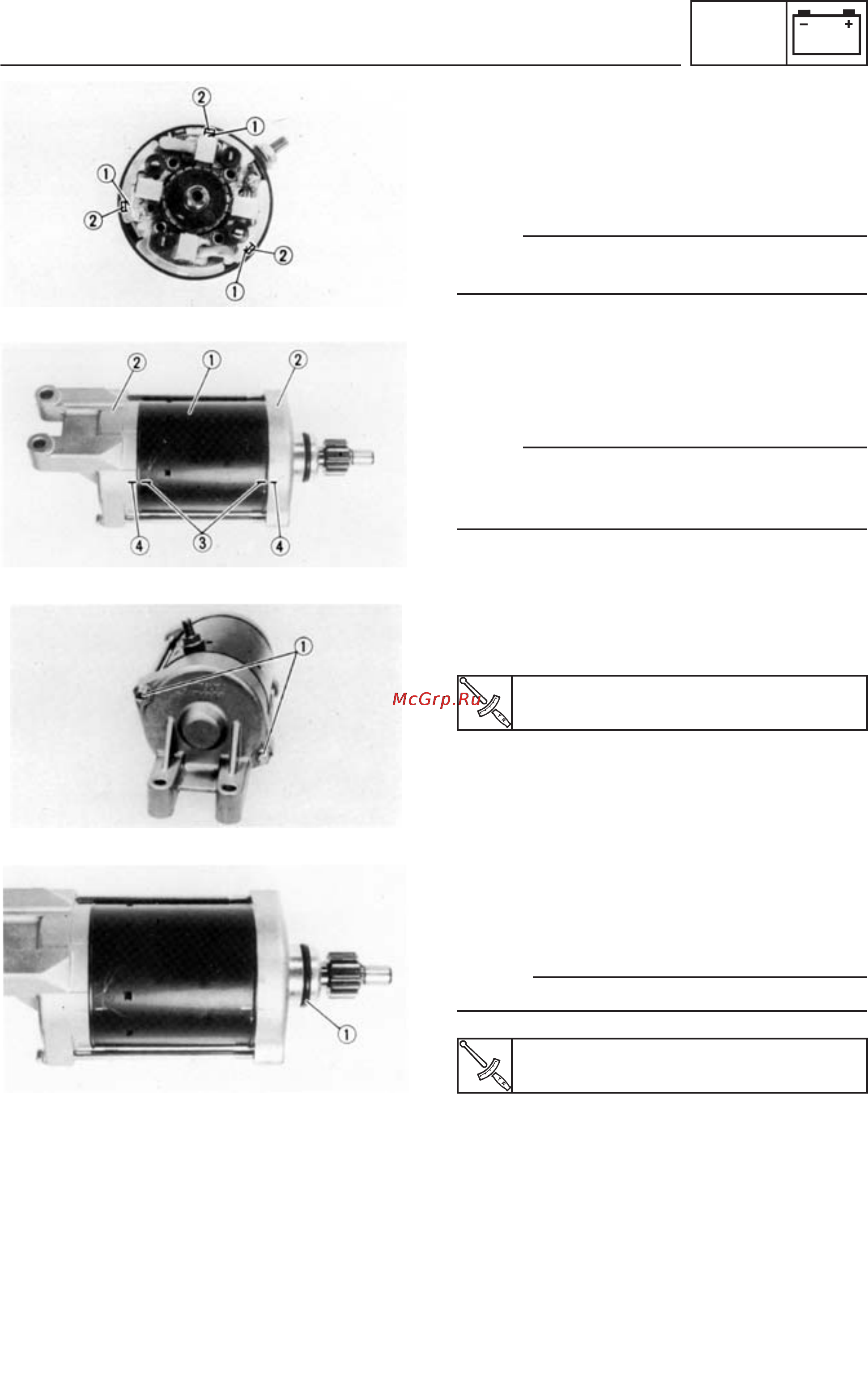 Yamaha TT600RE (2004) [337/382] Electrical starting system