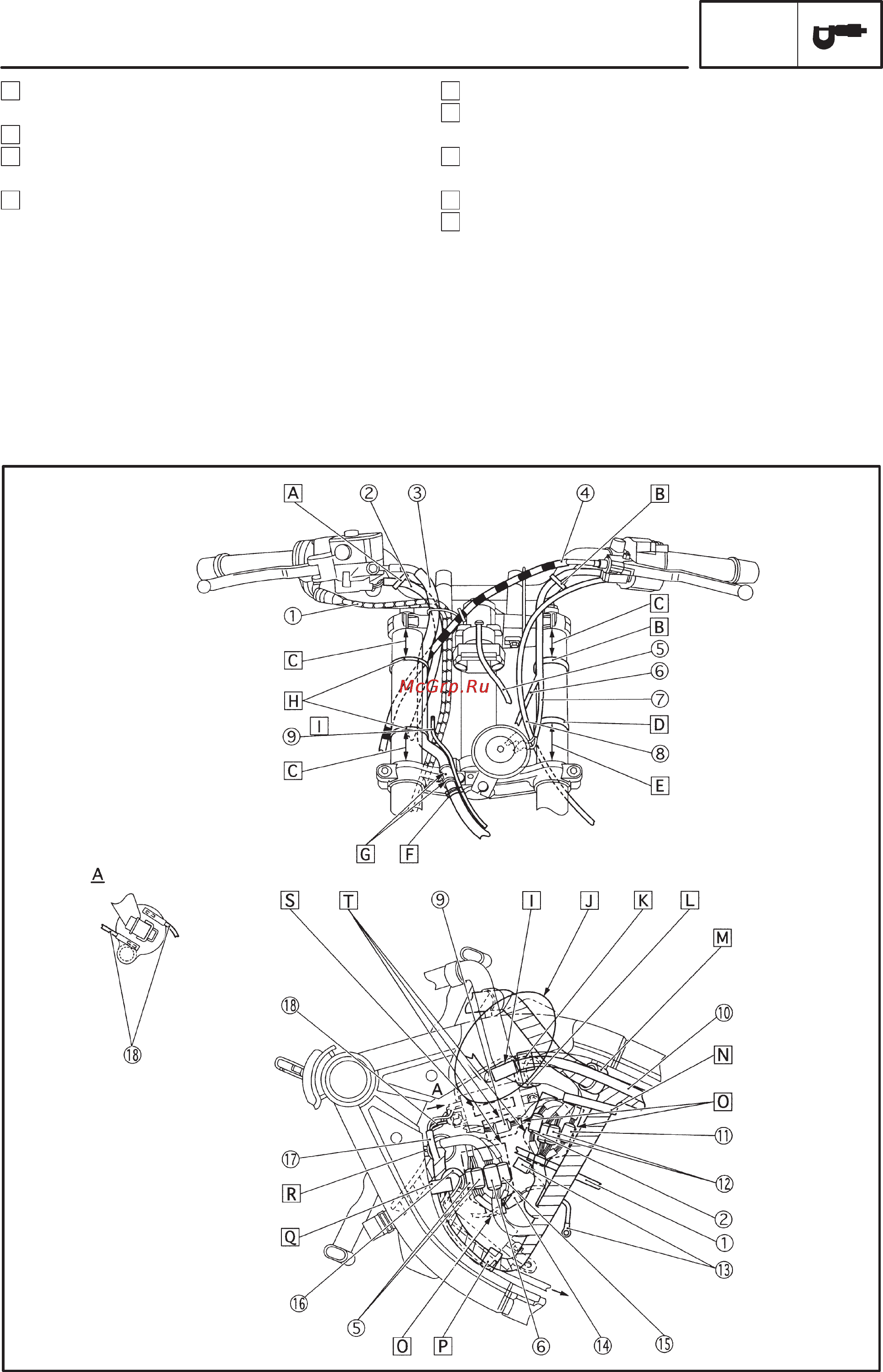 Yamaha TDM850 (1999) [12/43] Cable routing